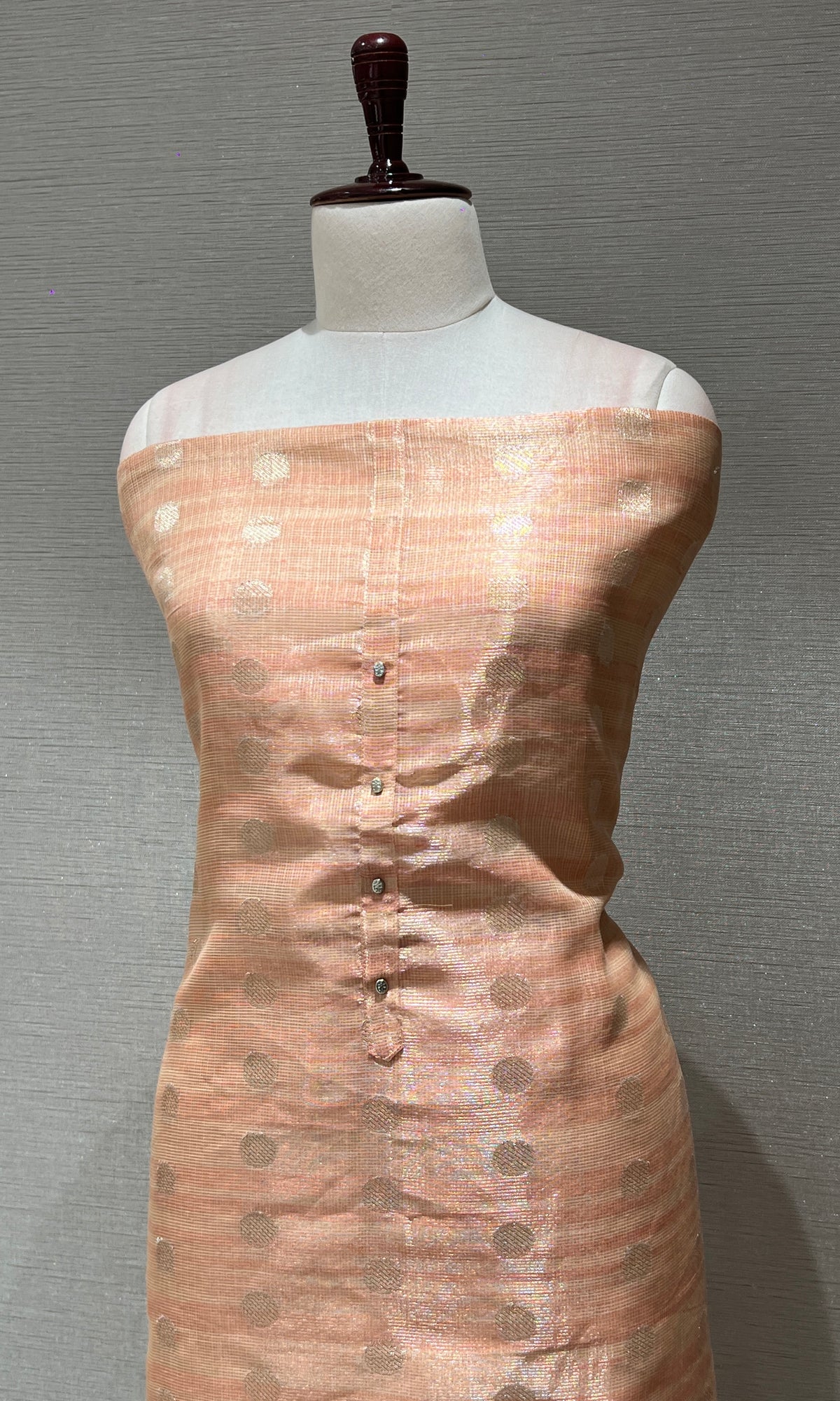 Rust dress material