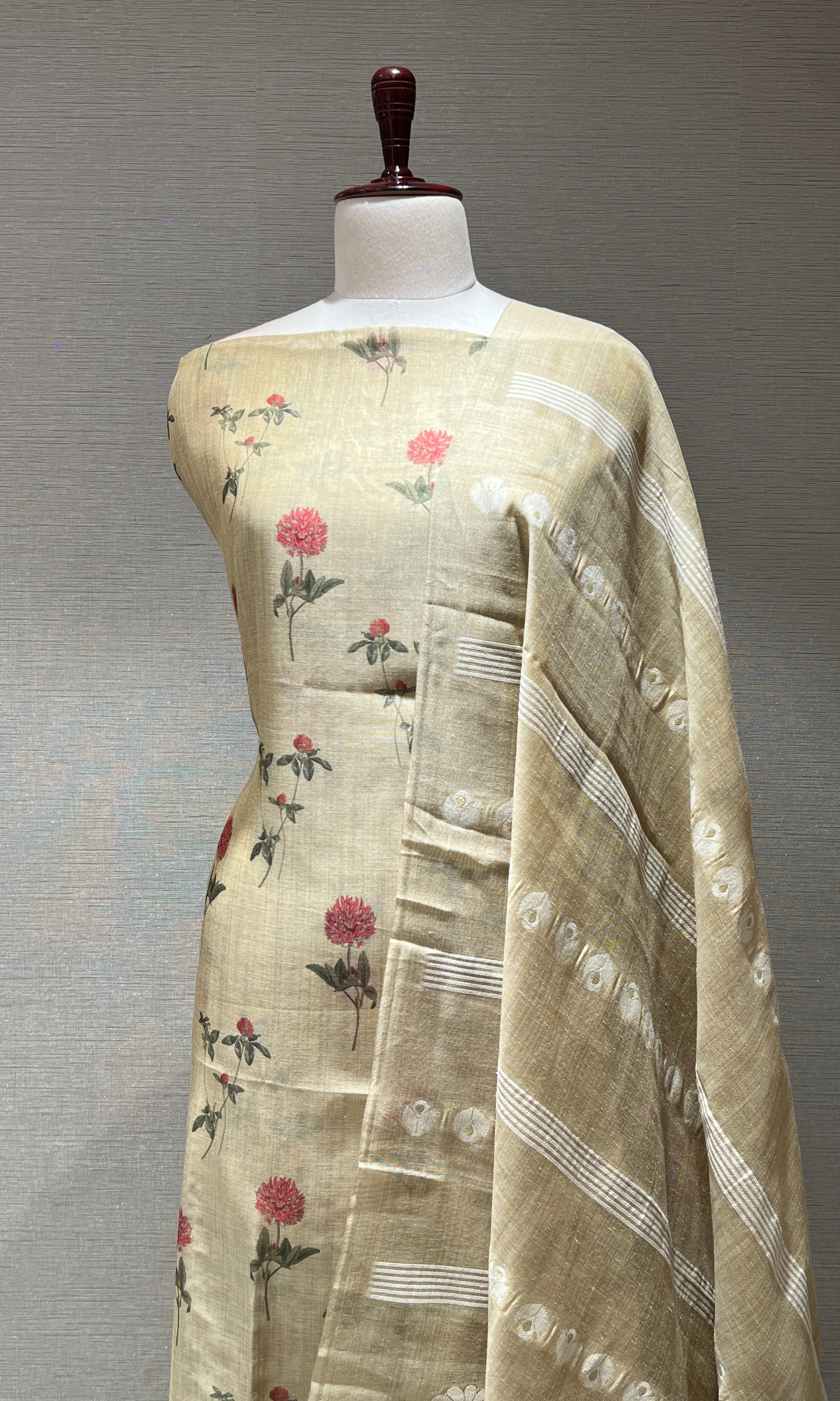 BEGIE DRESS MATERIAL