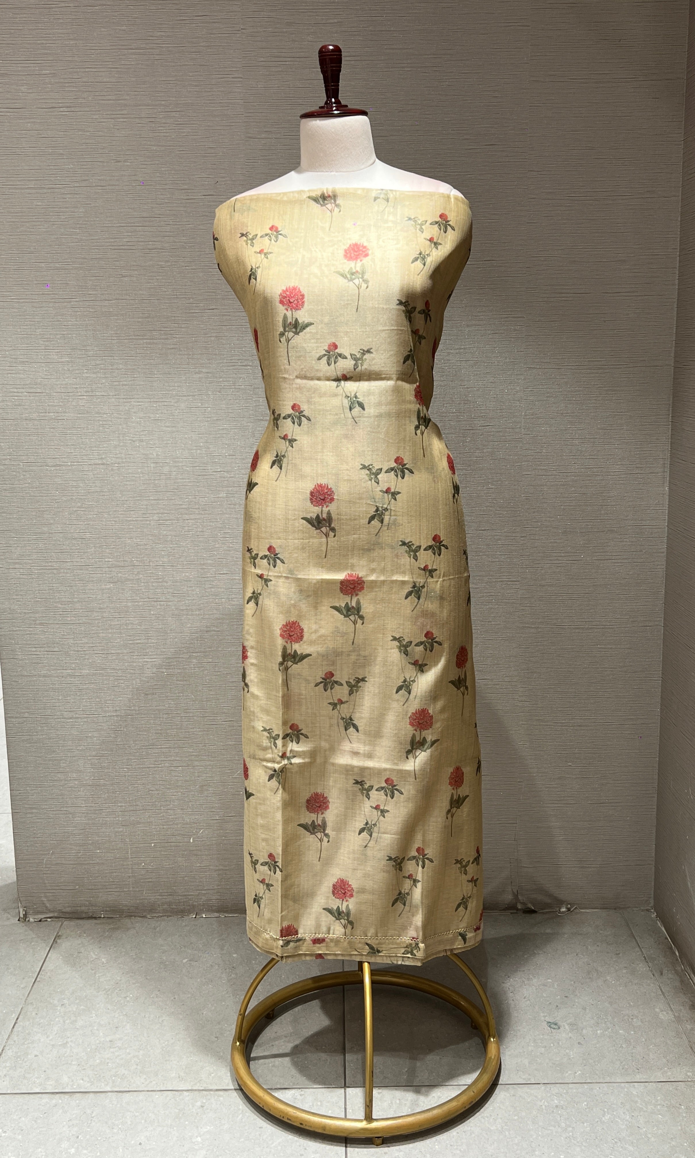 BEGIE DRESS MATERIAL