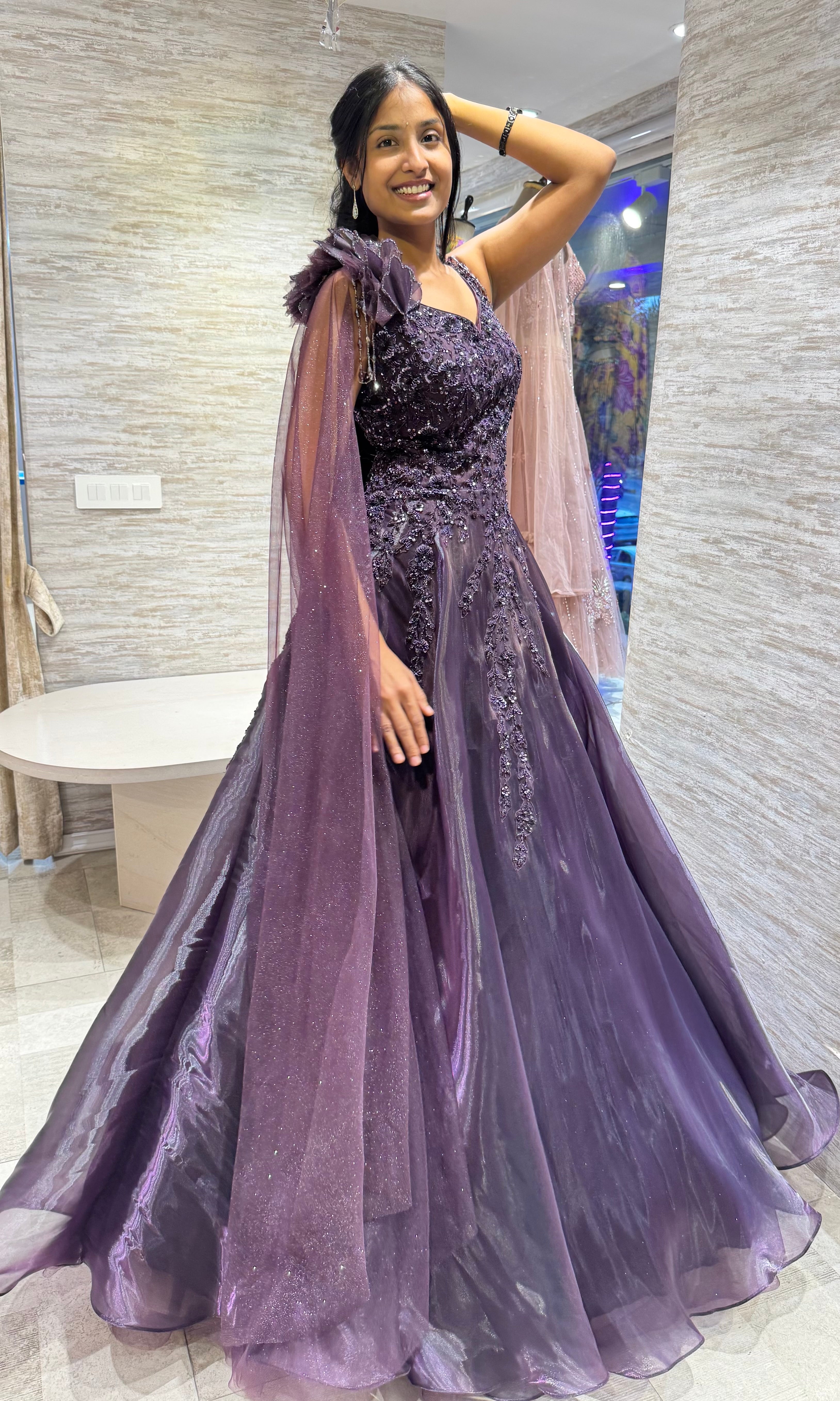 Purple Dream Ball Gown