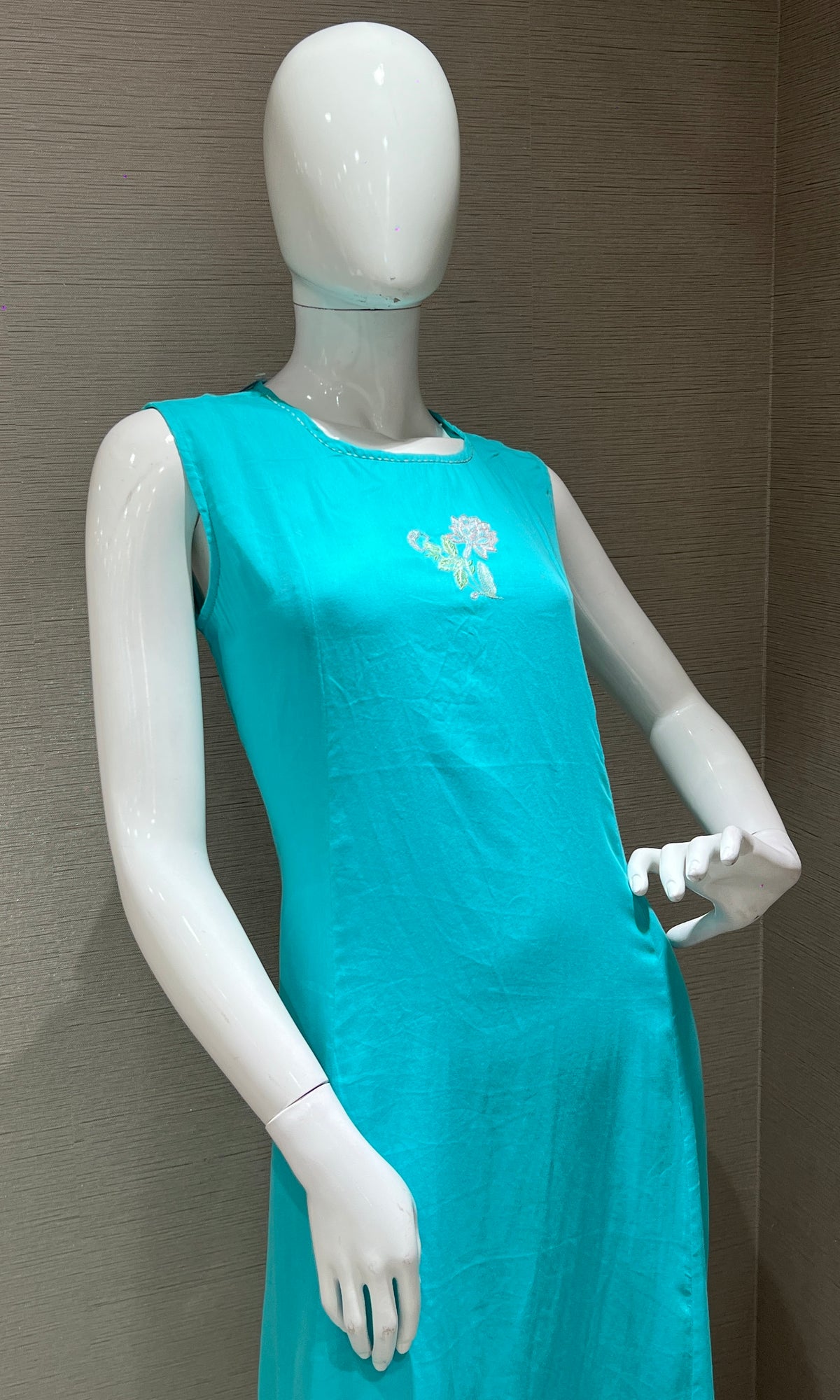coral blue Kurti top