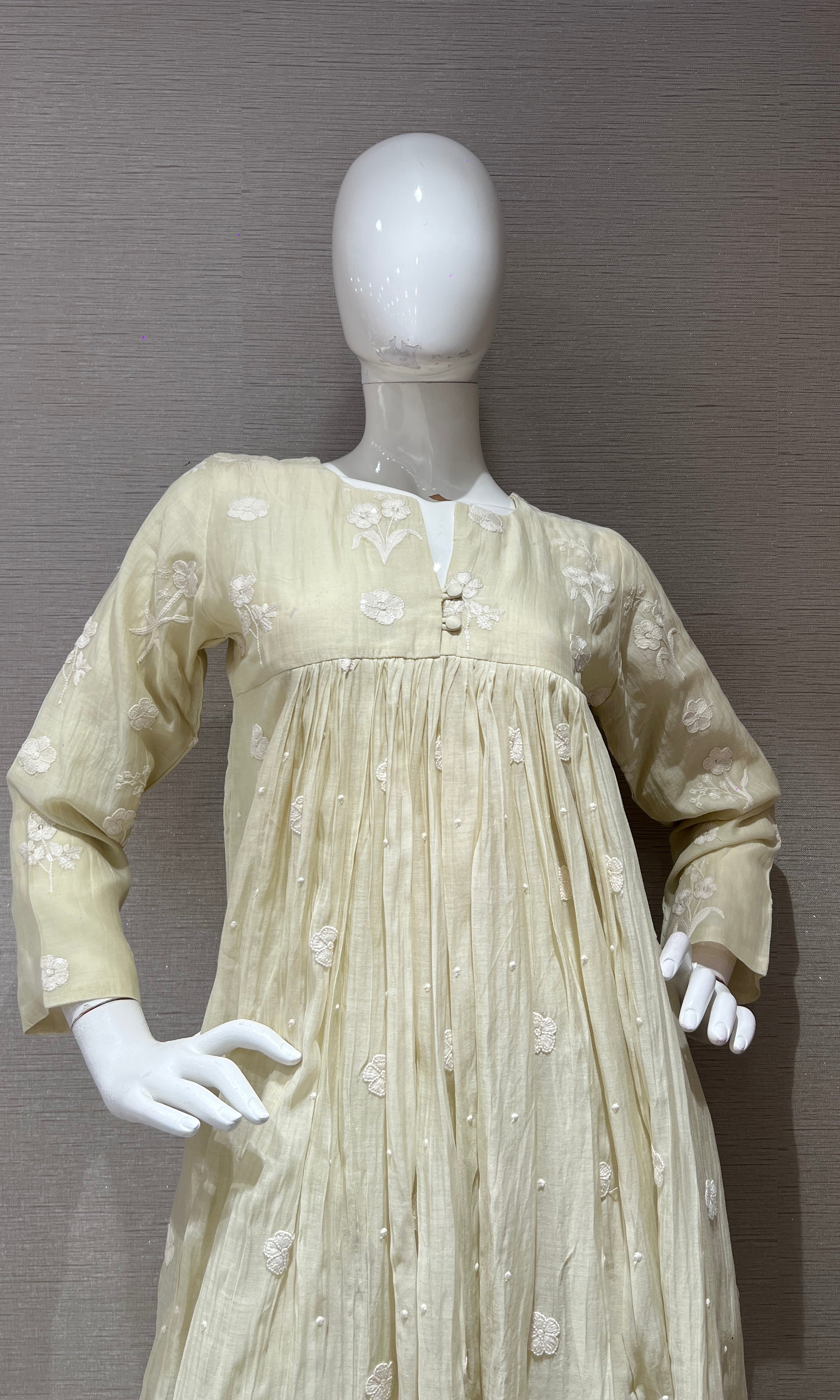 Light Green Classic embroidery A line set