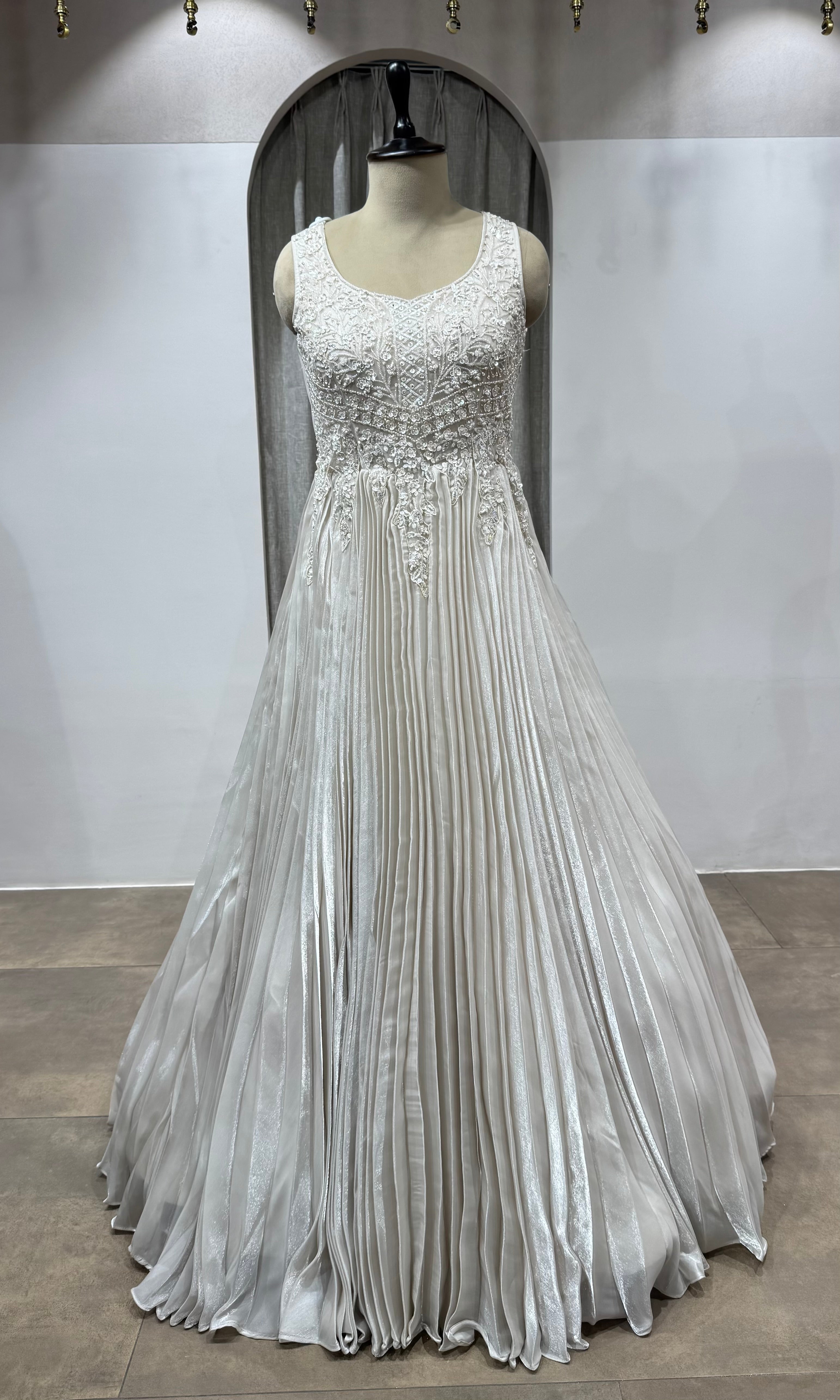 FAWN Sequins Embroidered Gown