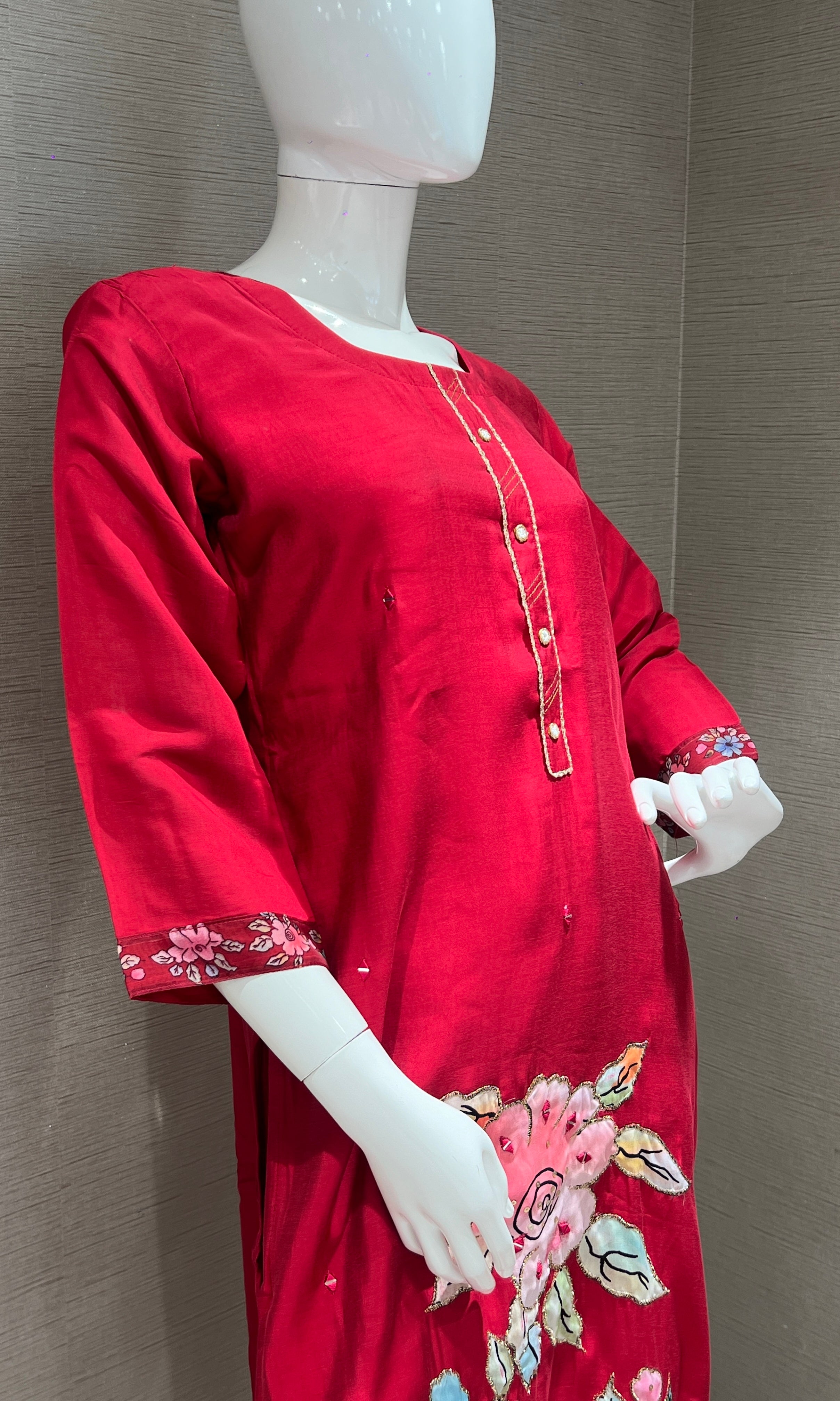 Pink kurta set
