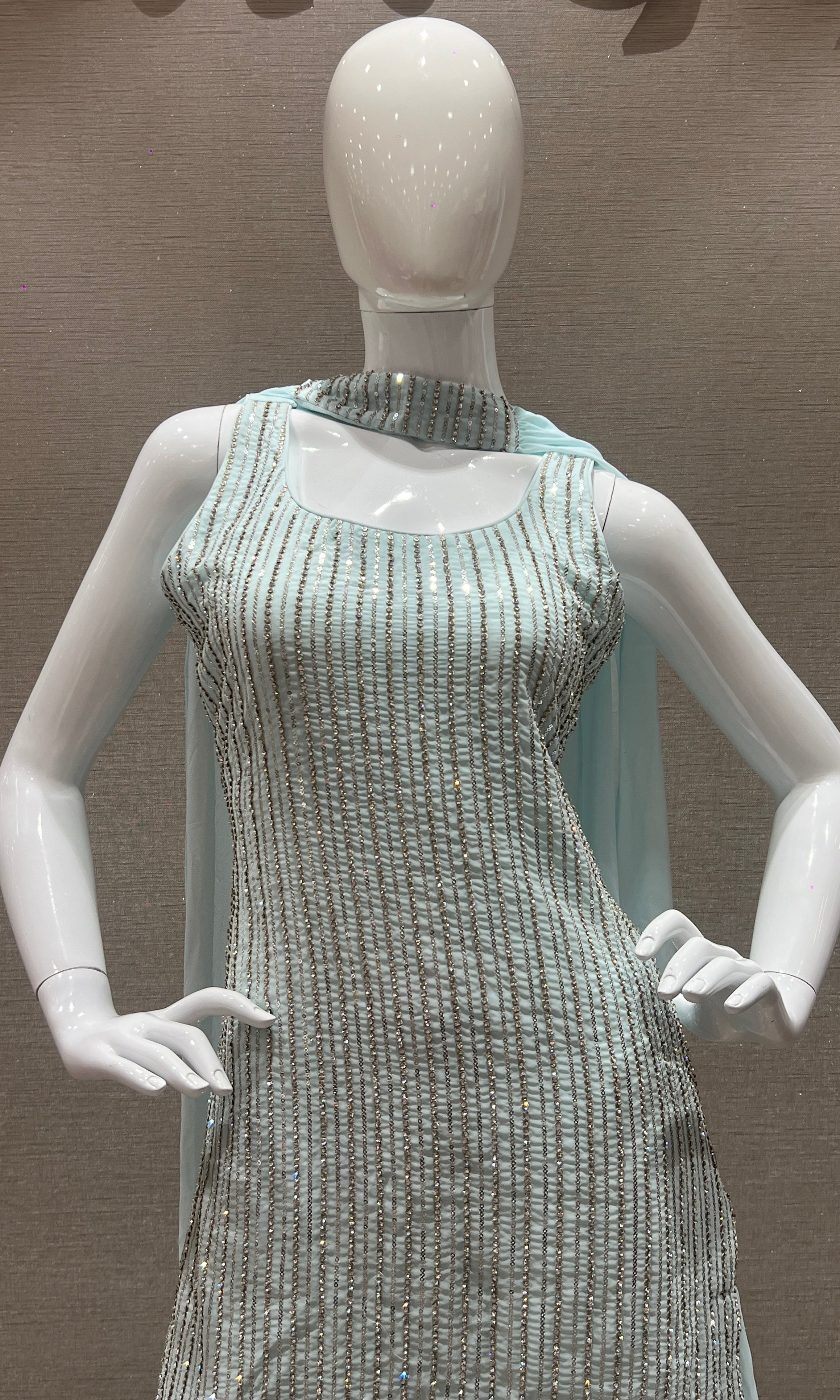 Sea Green palazzo set