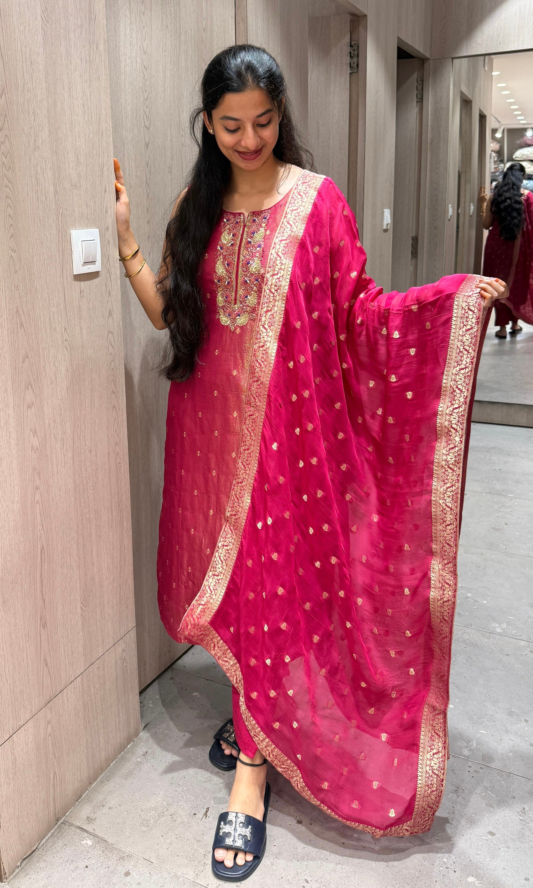 Pink kurta set