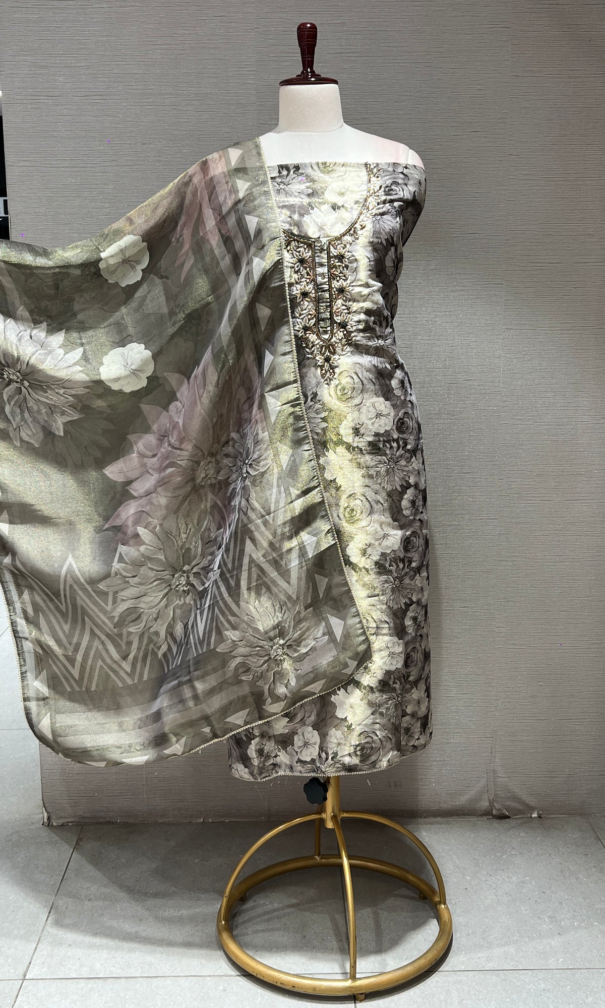 Black dress material