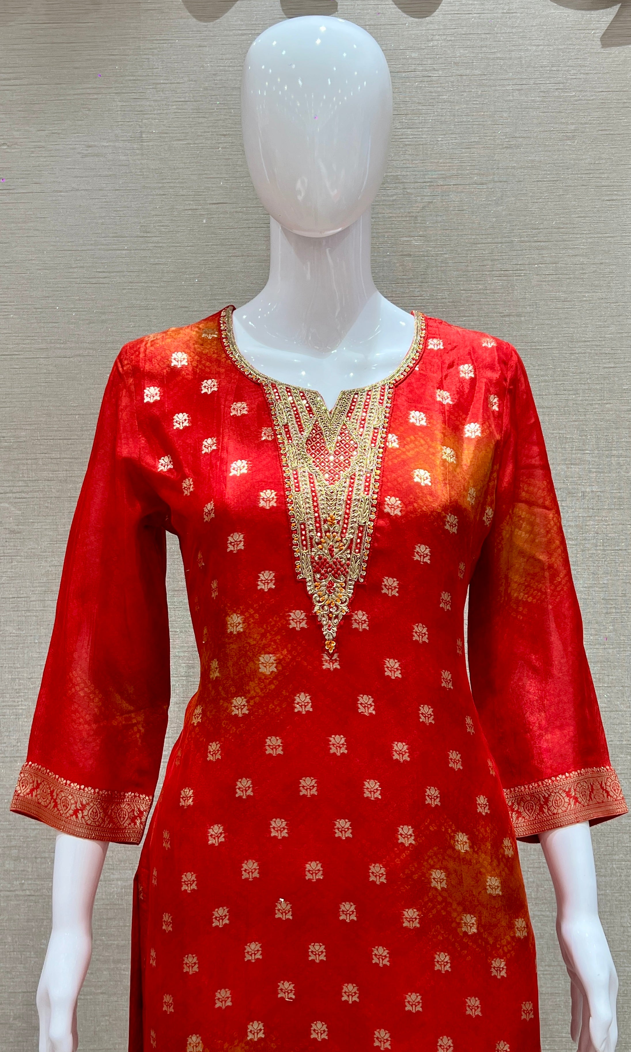 Cosmic Red Kurta Set