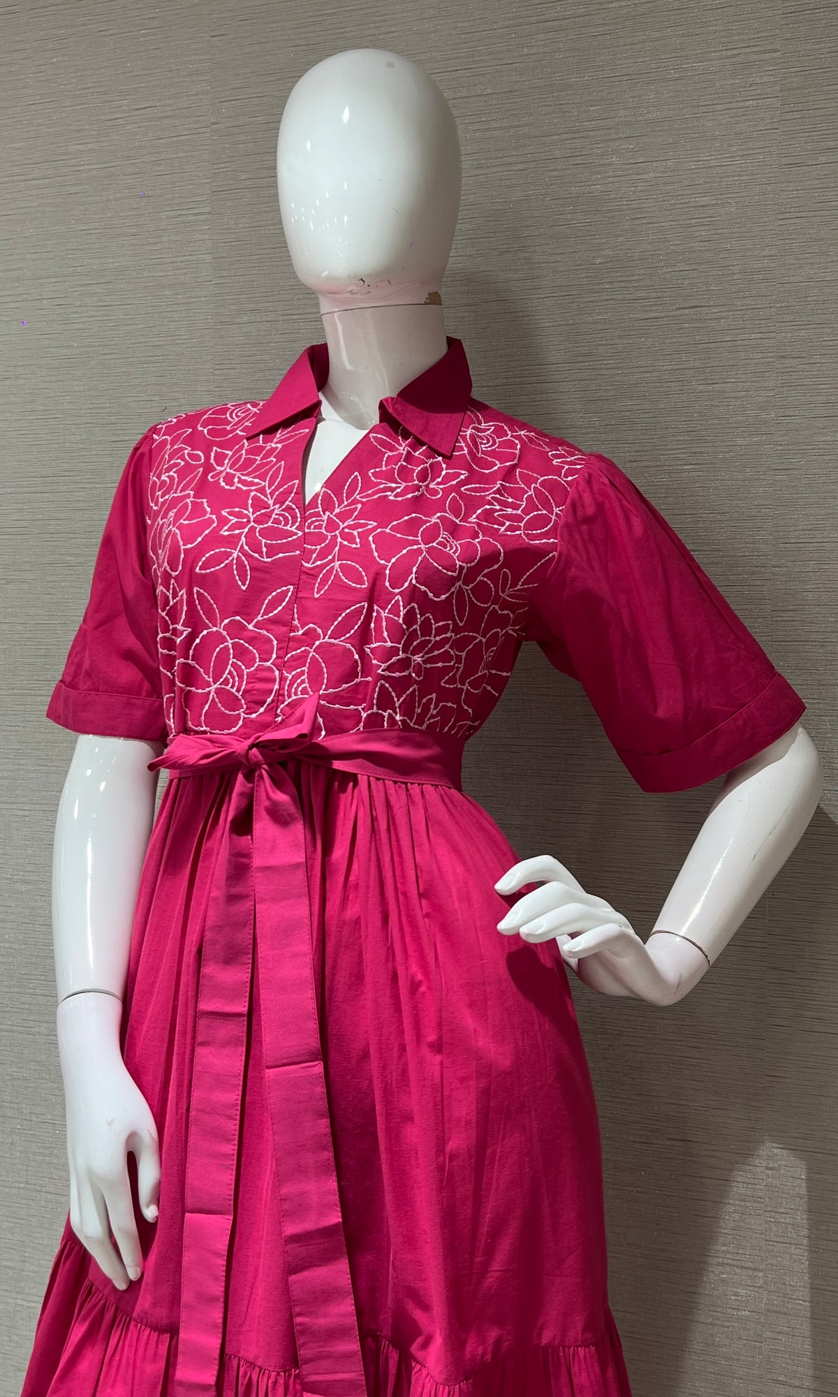 COTTON Pink SUMMER DRESS