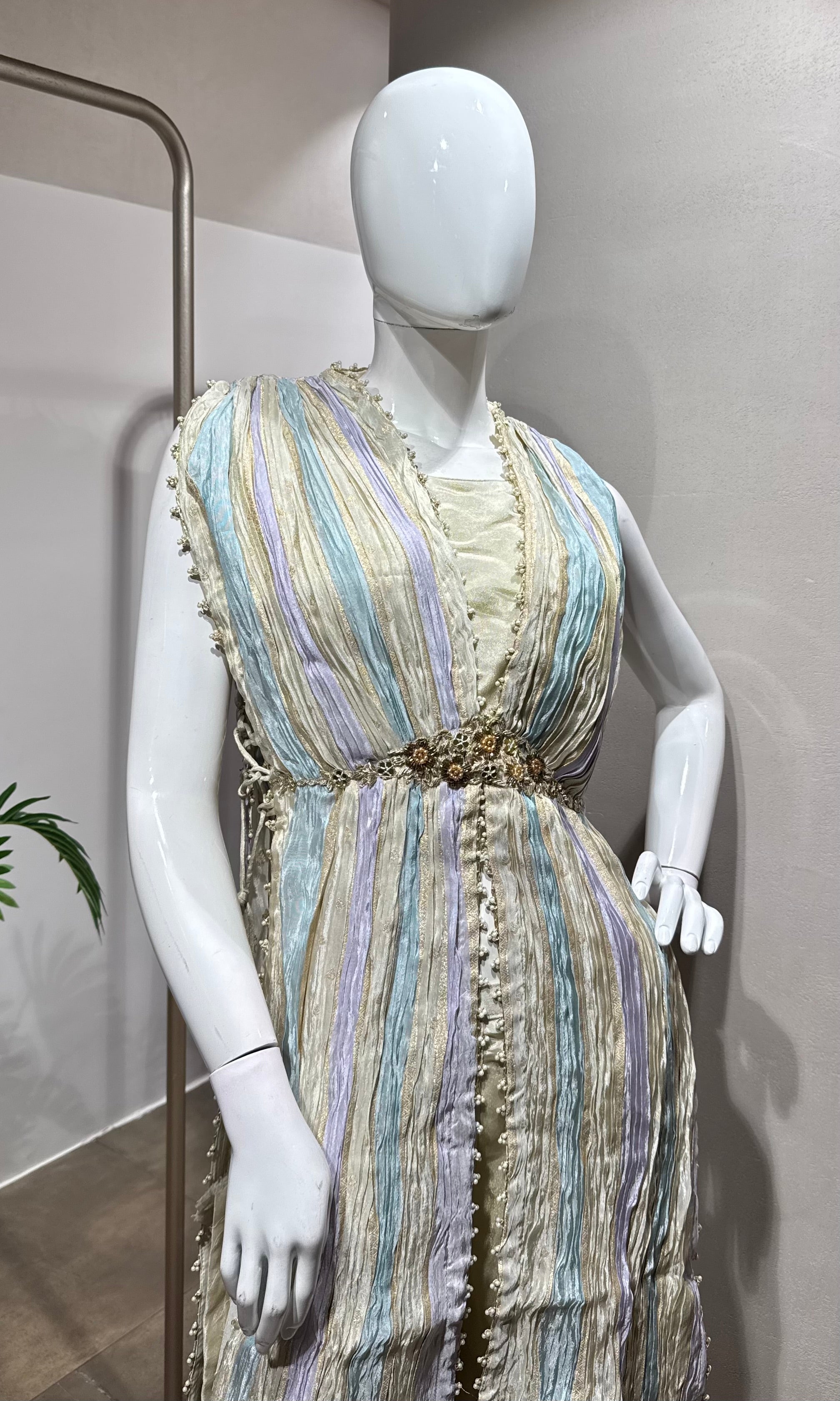 BEAGH Multi-Toned Pastel Embroidered Palazzo