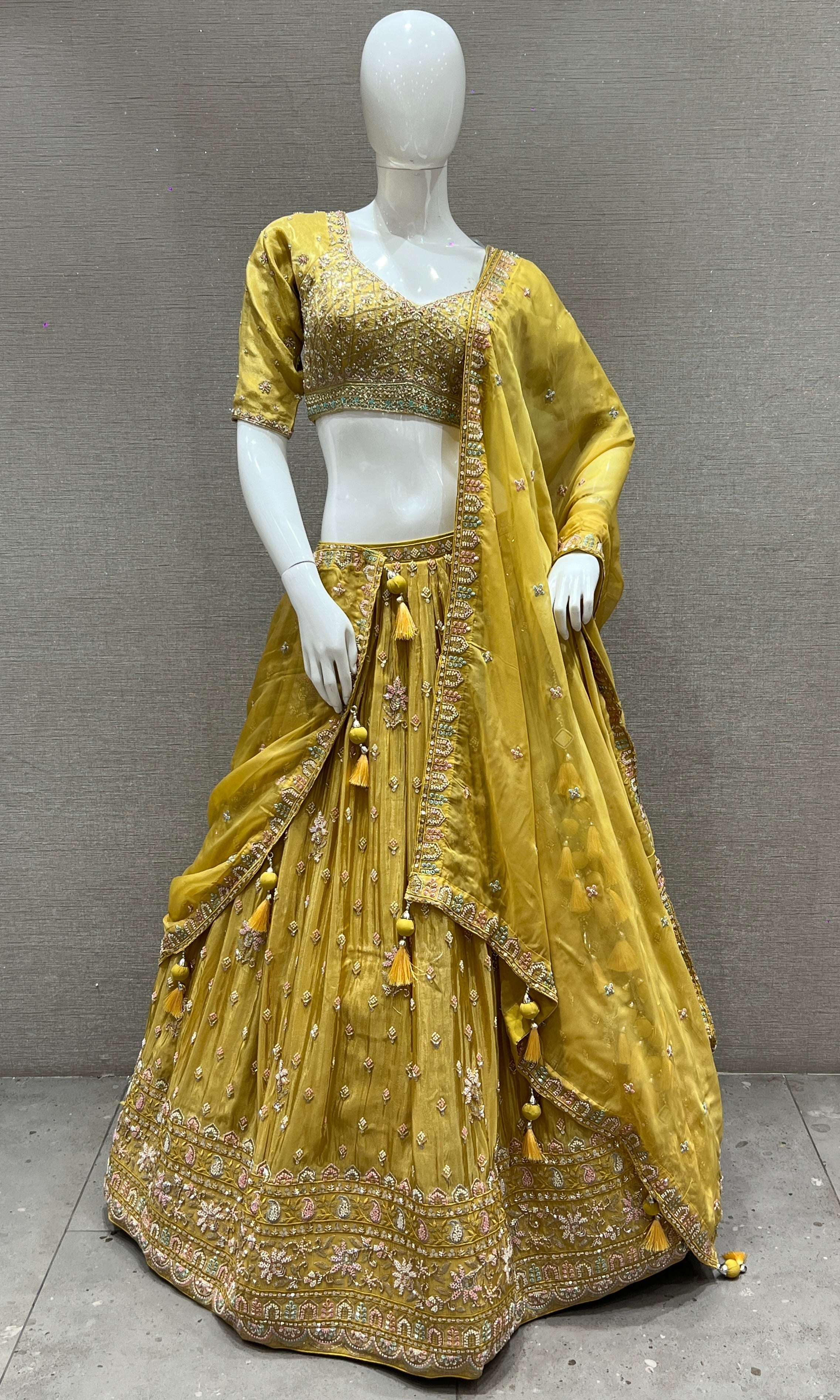 Golden Radiance Lehenga