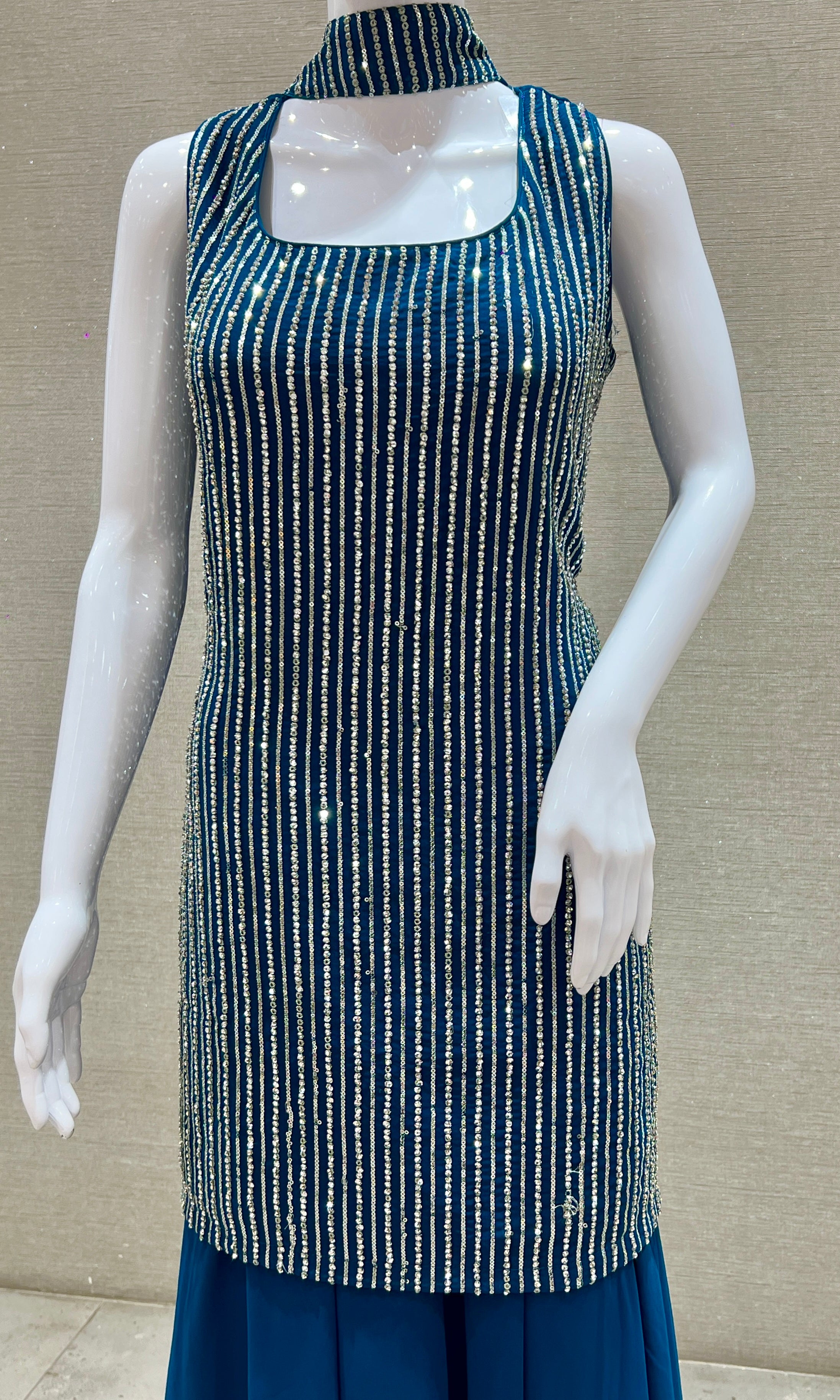 Midnight Sparkle Sharara Set