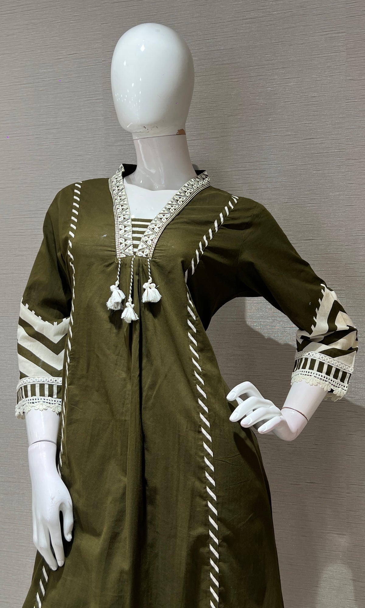 Mehandi green KURTA Set