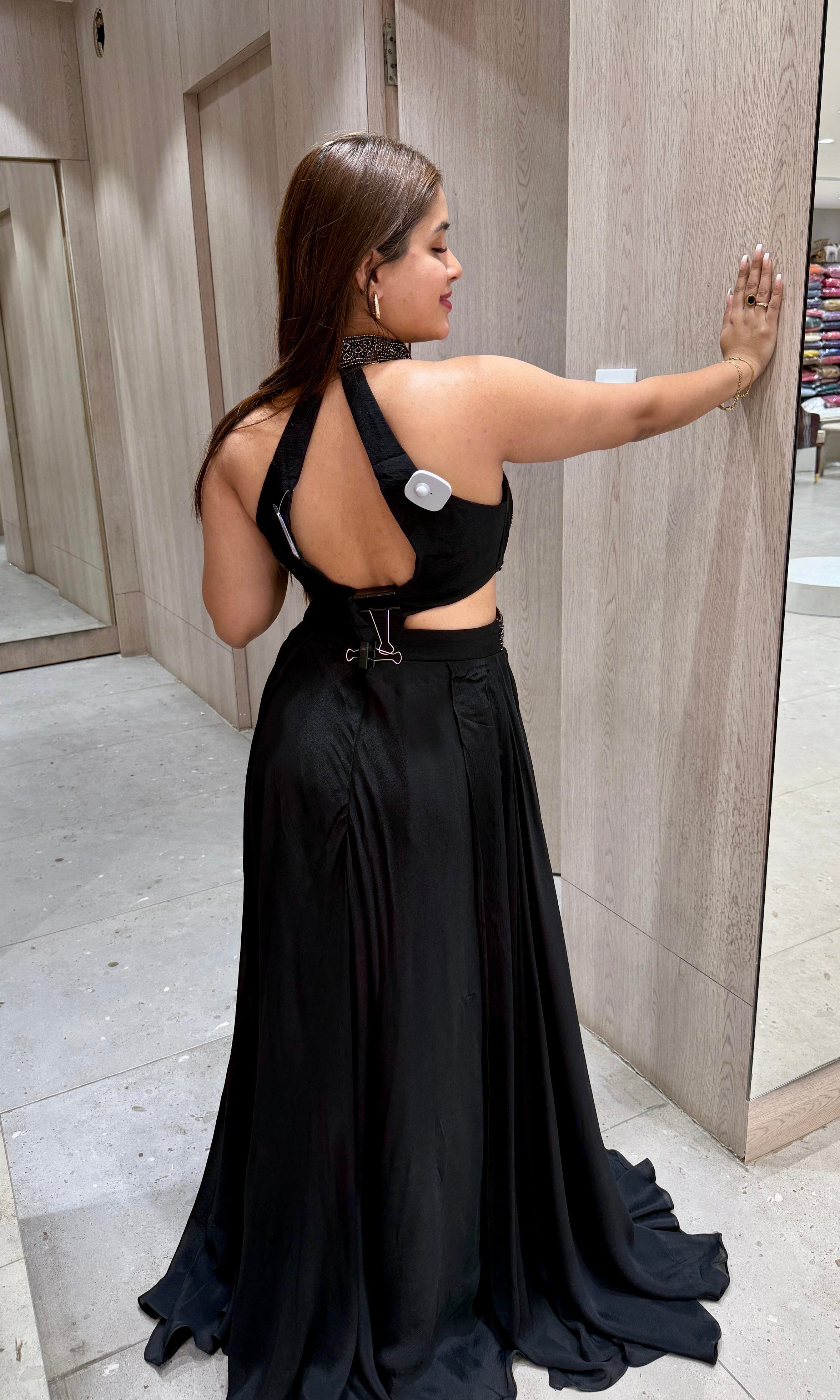 Black long dress