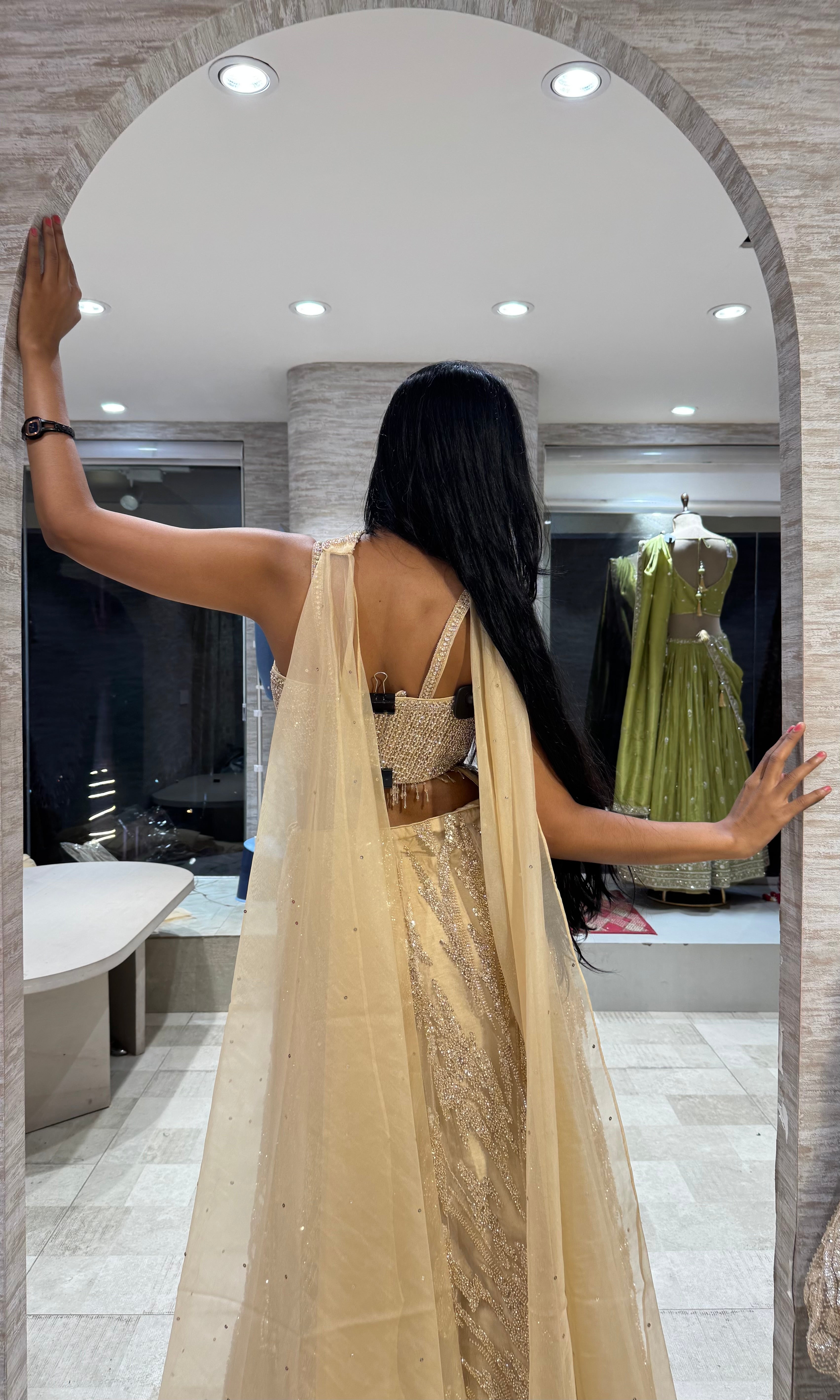 BEAGH LEHENGA WITH CORSET BLOUSE