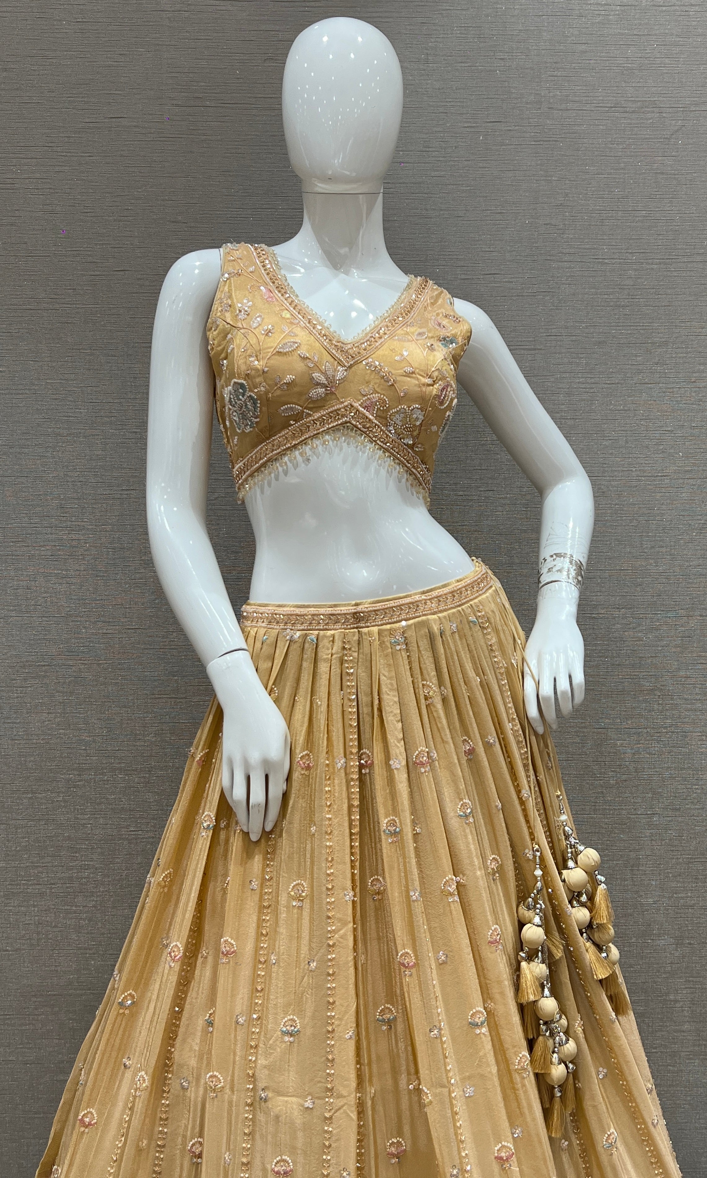Peach Lehenga