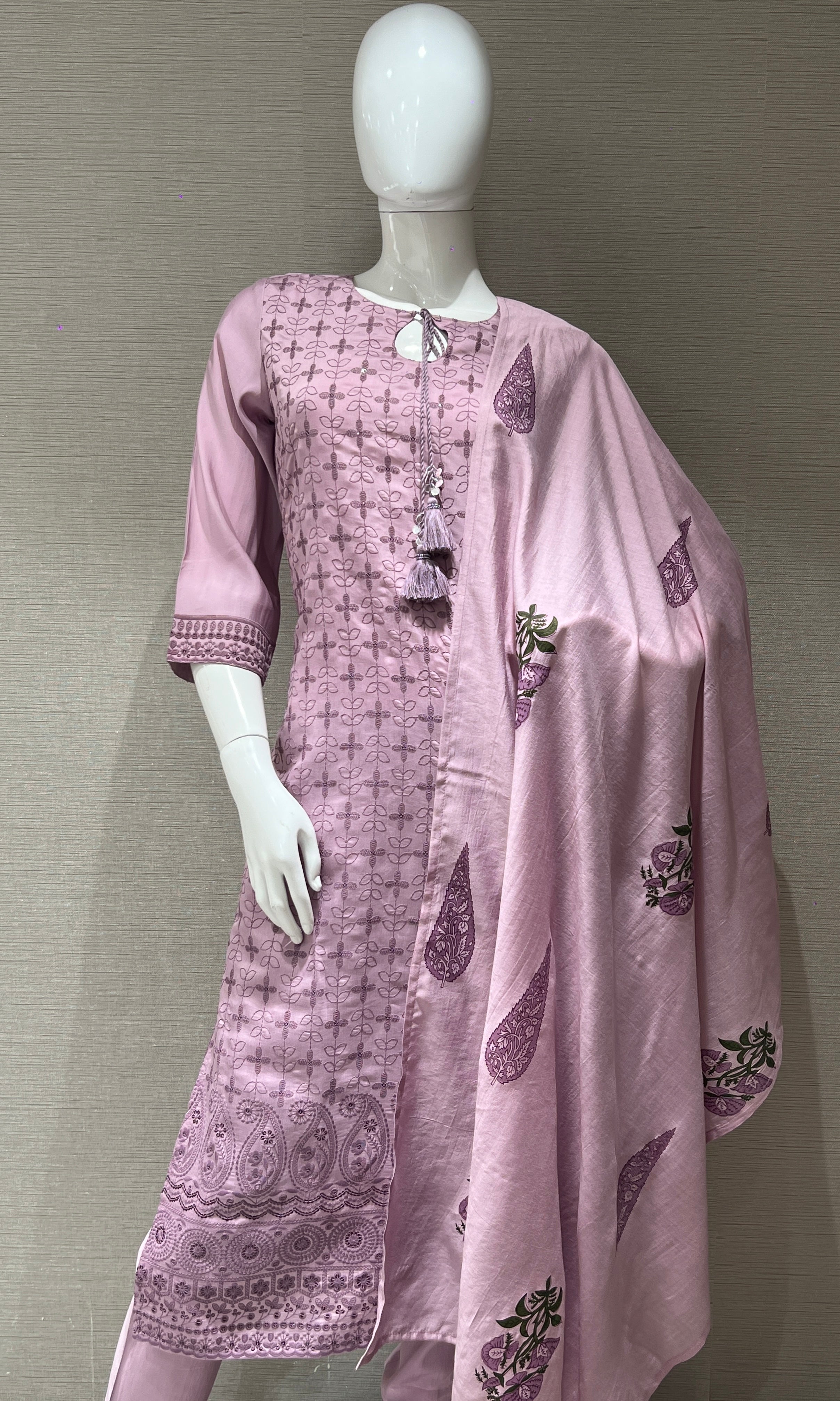 Lilac kurta set