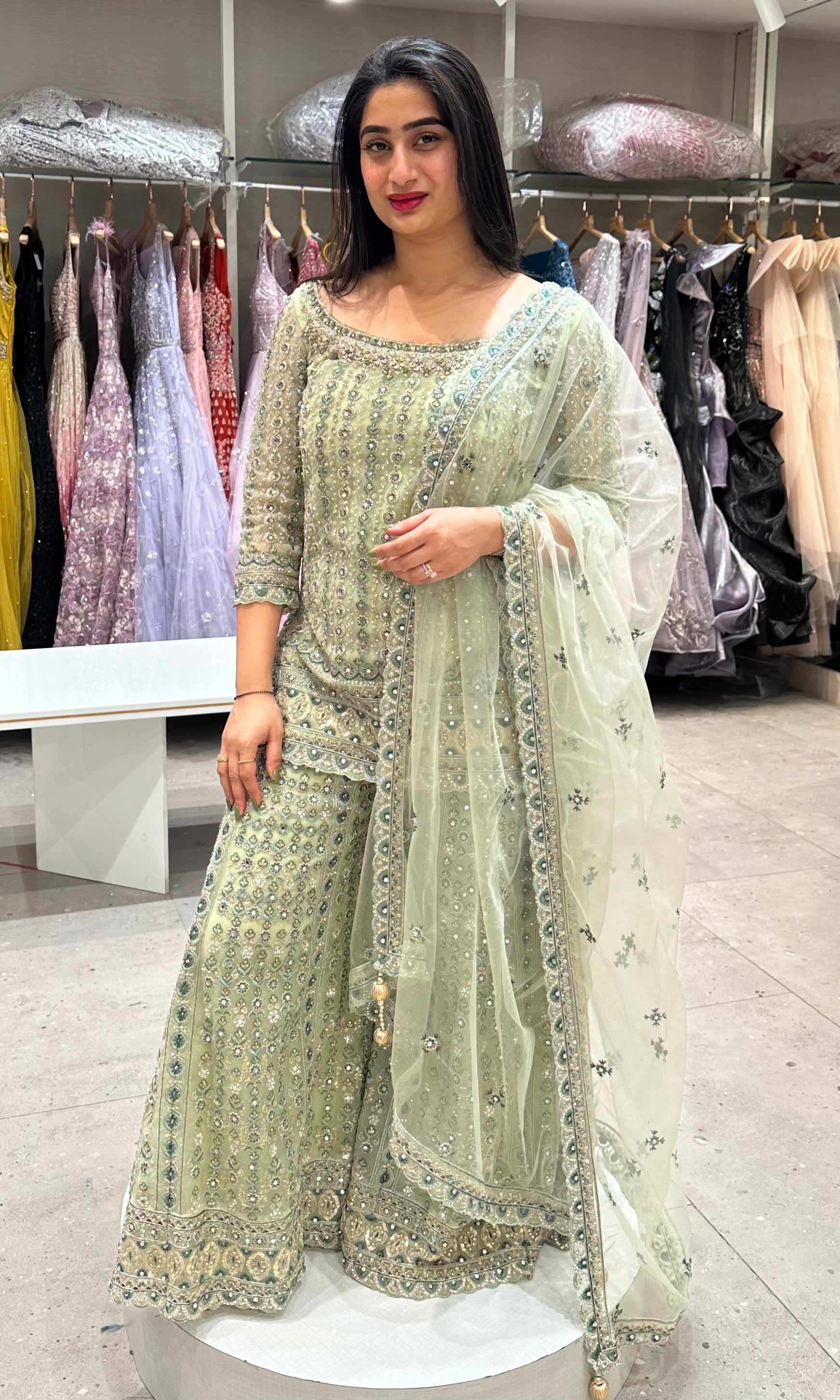 Light green Sharara