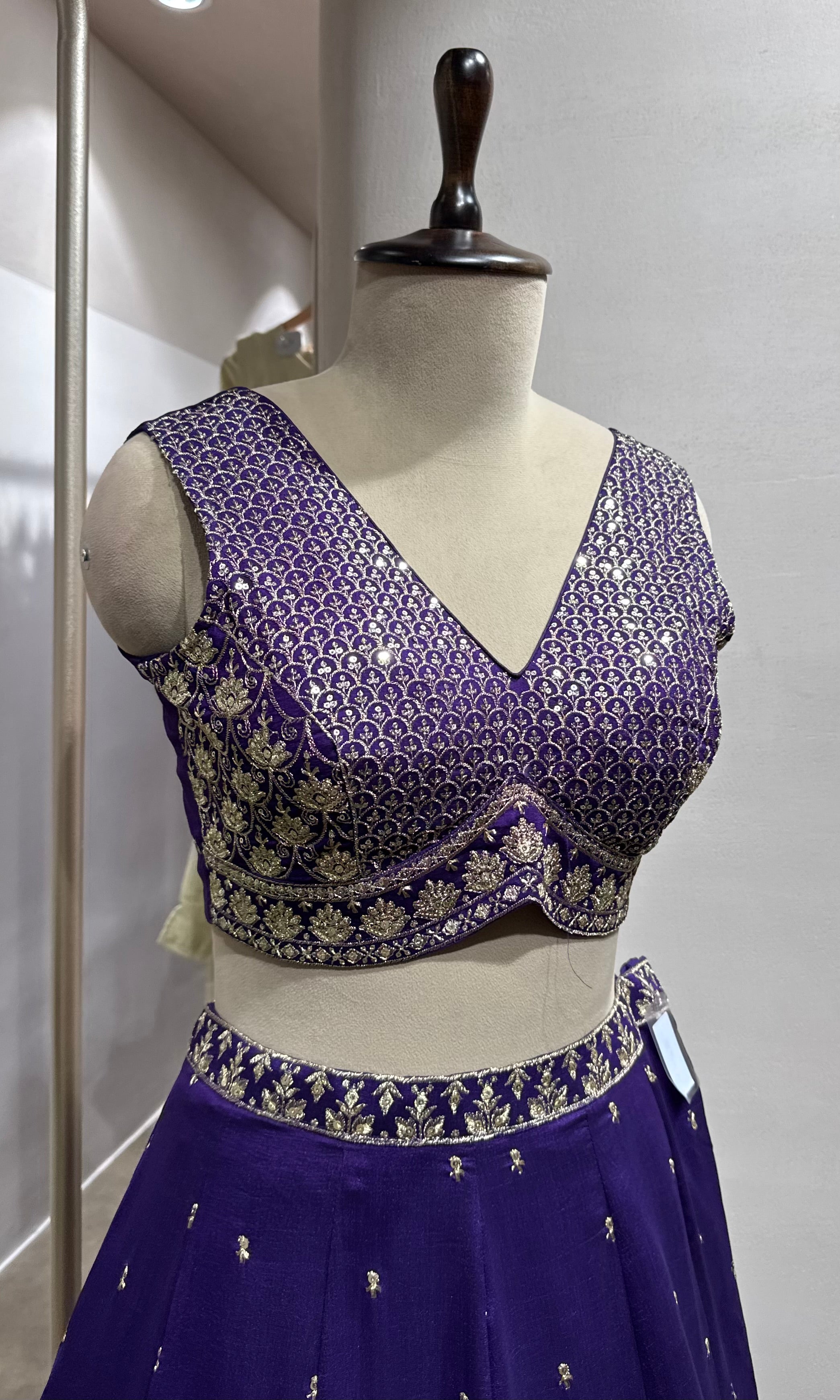 Purple elegant Lehenga choli