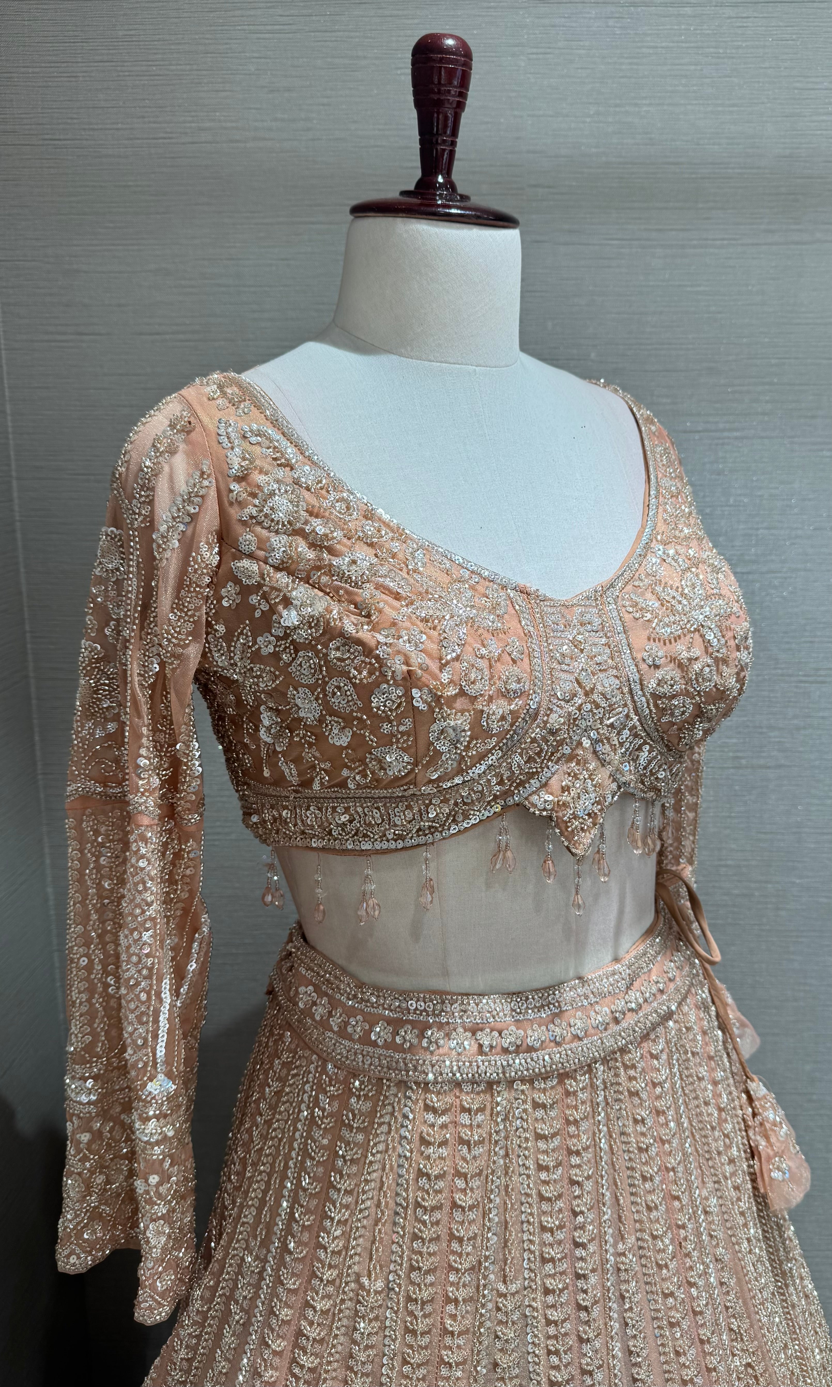 Moee Floral Embroidered Lehenga set