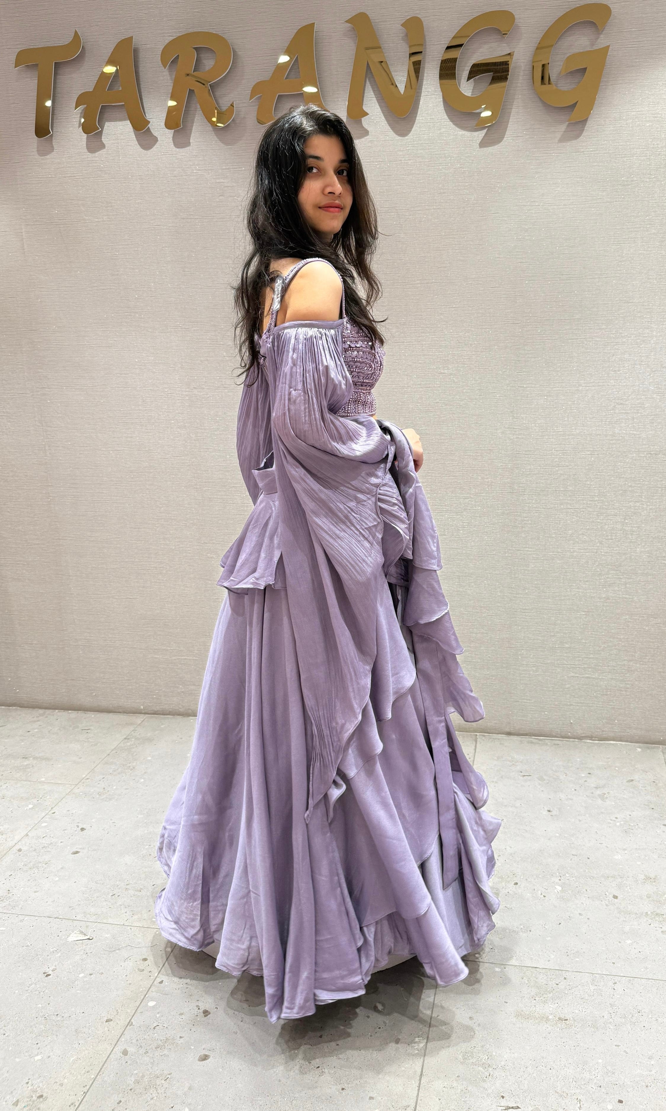 Lilac Lehenga