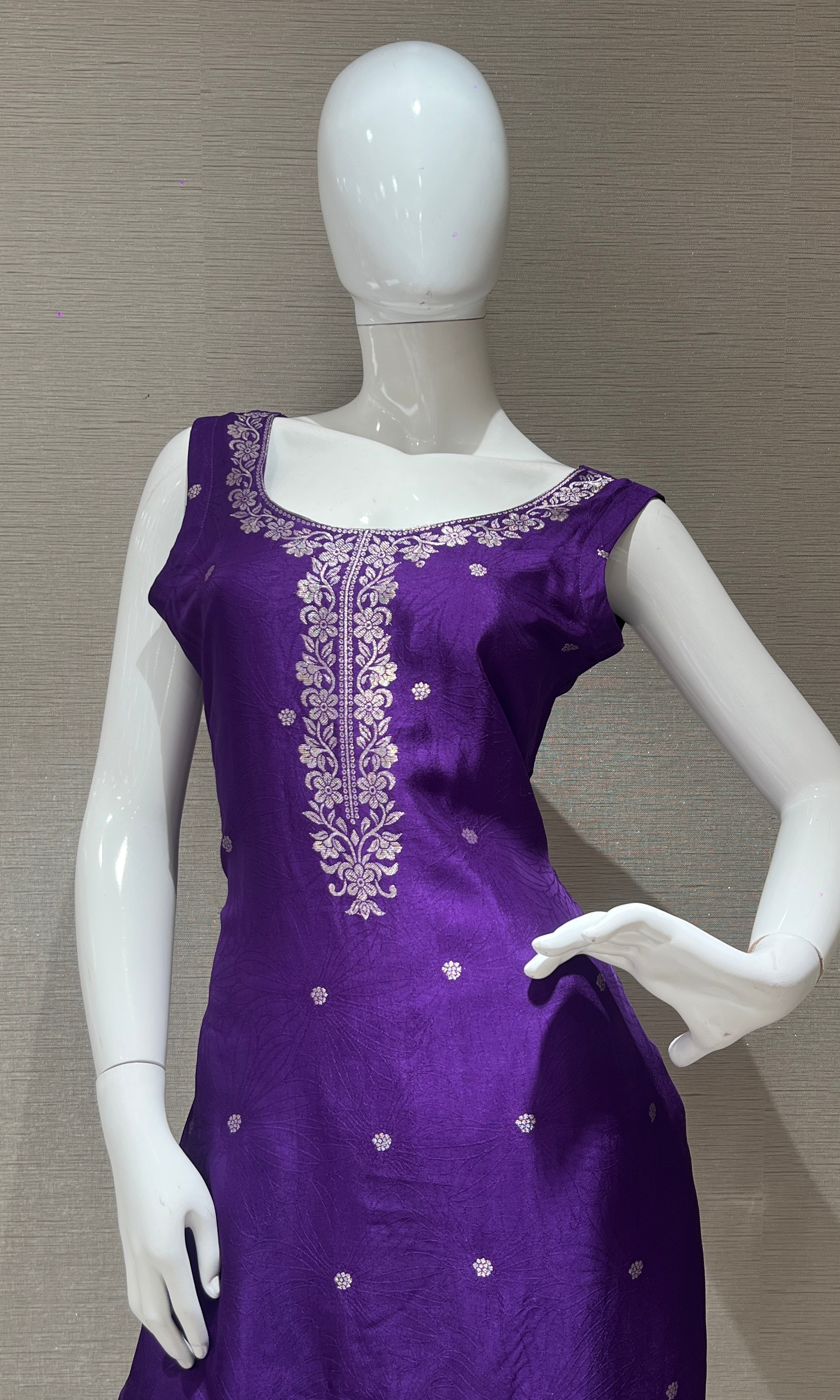 Purple kurta set