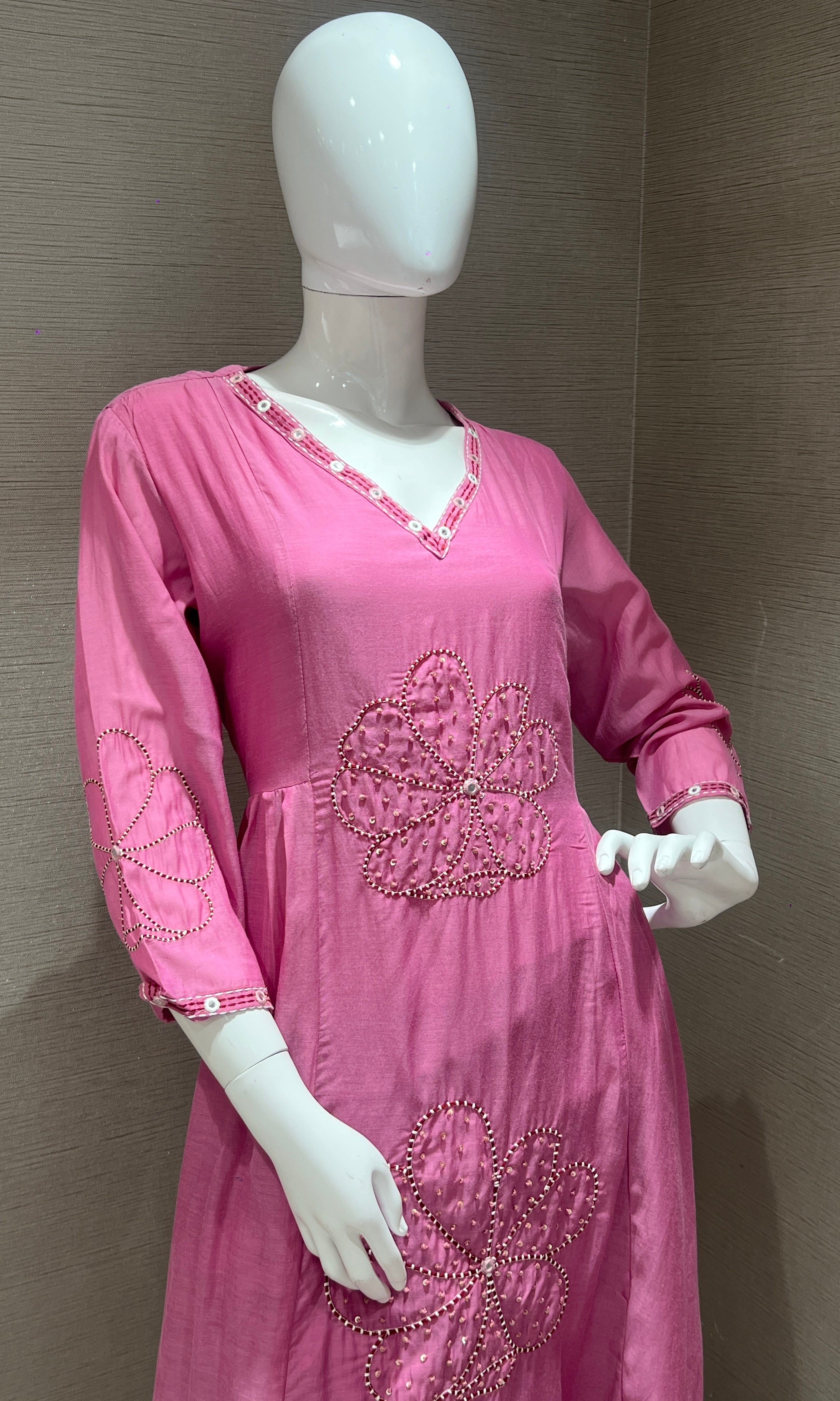 Light pink kurta set