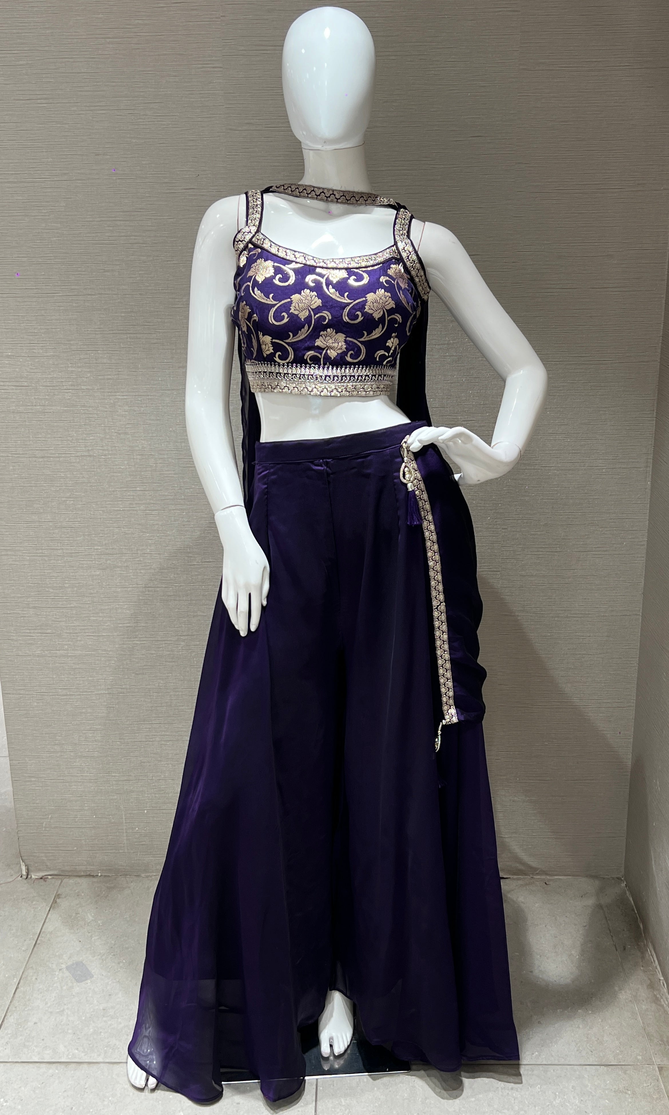 Purple palazzo