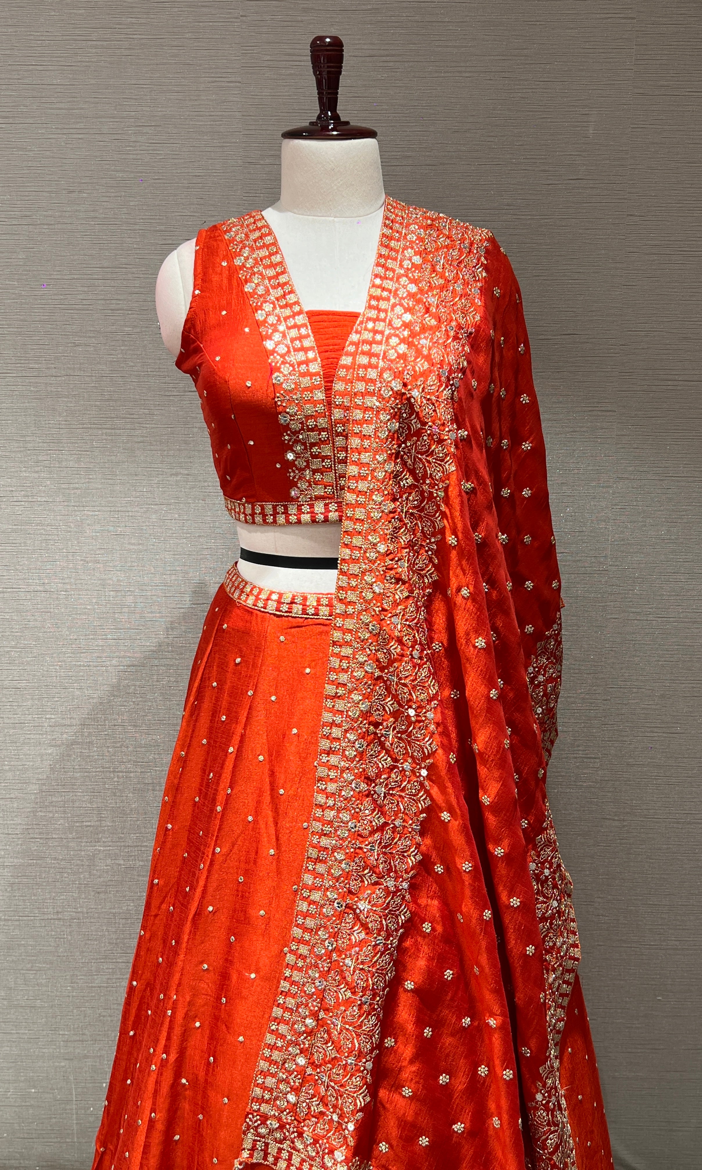 Orange Lehenga