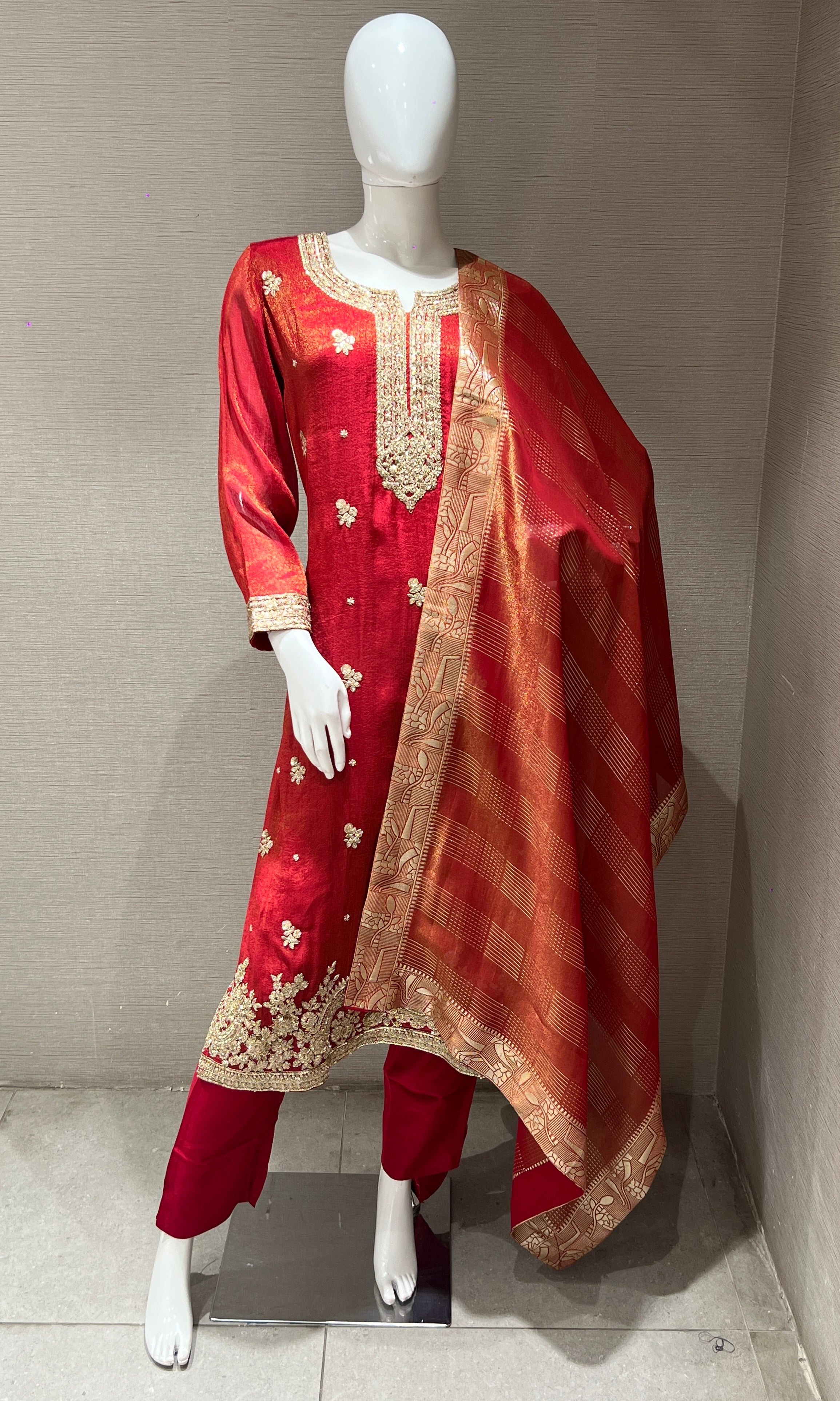 Royal Red Kurta Set