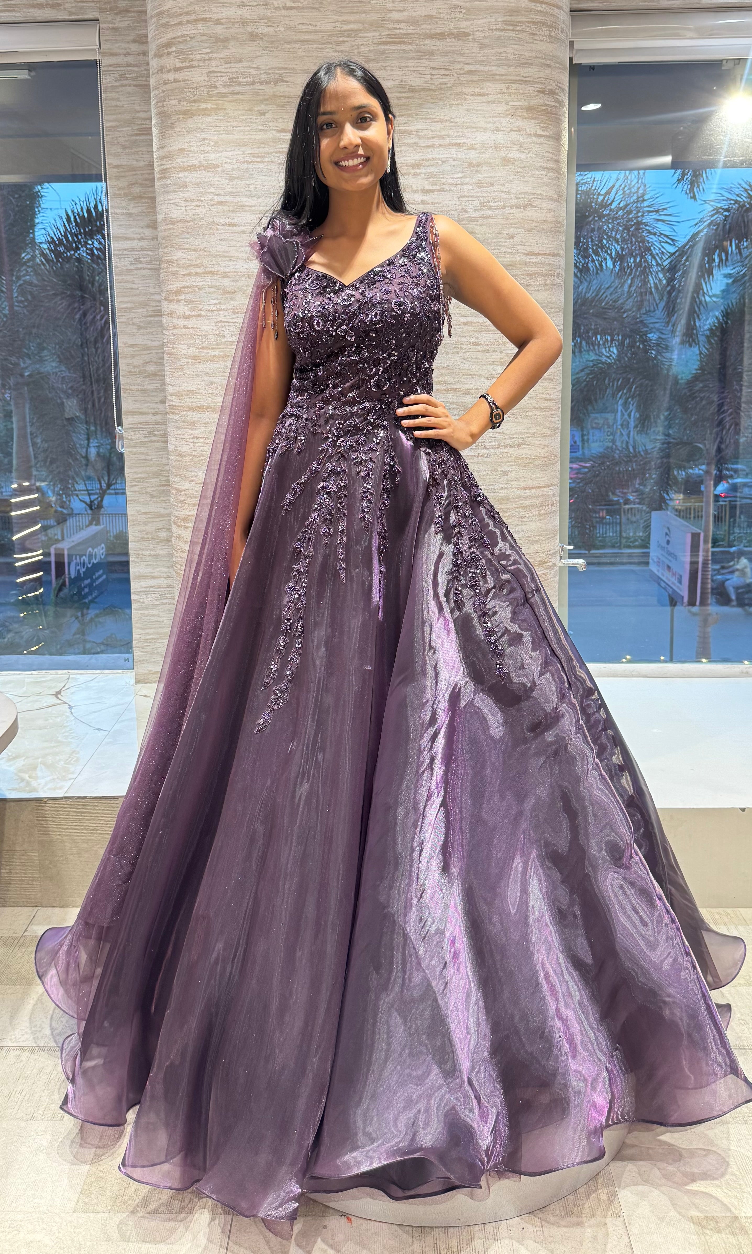 Purple Dream Ball Gown