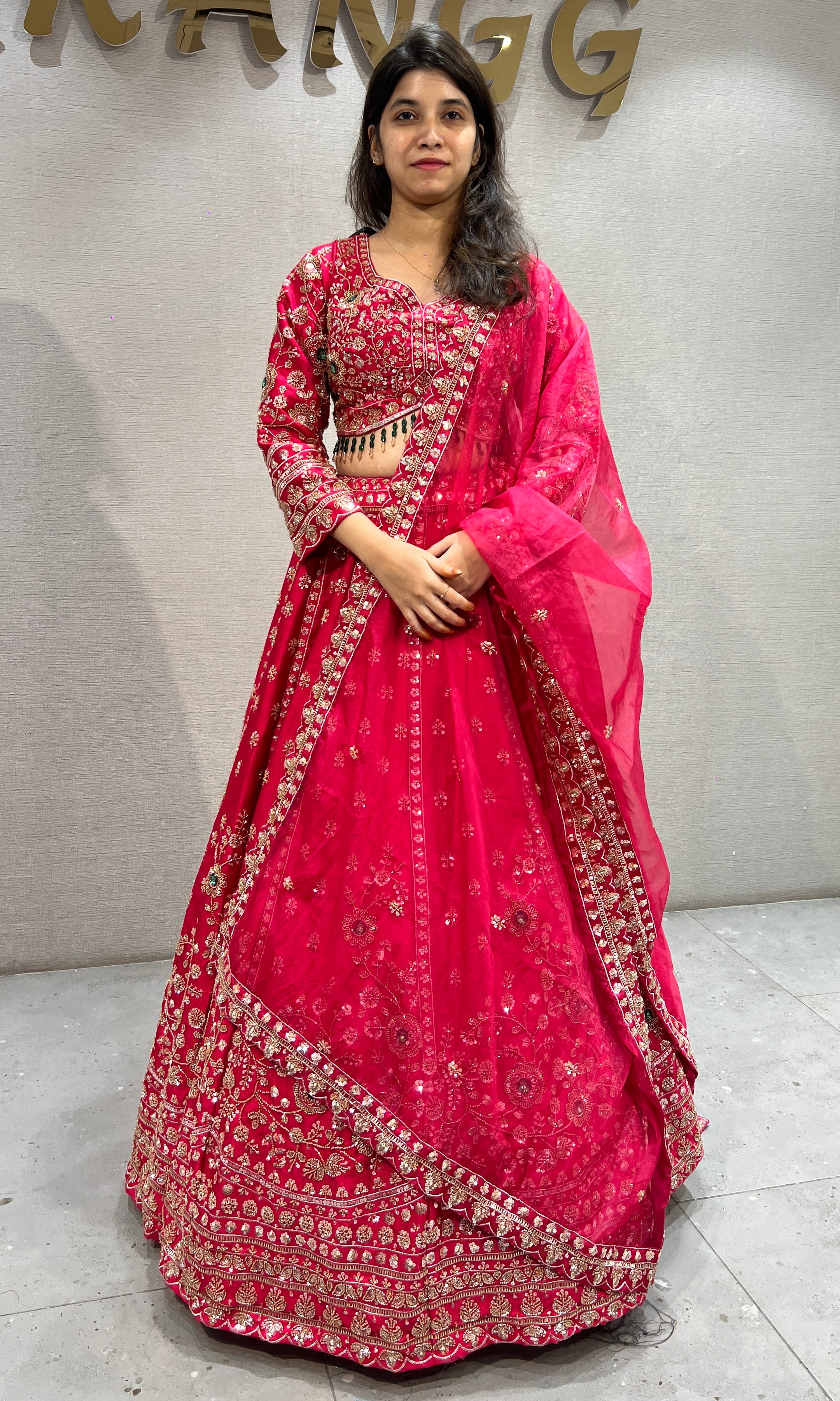 Rani pink Lehenga