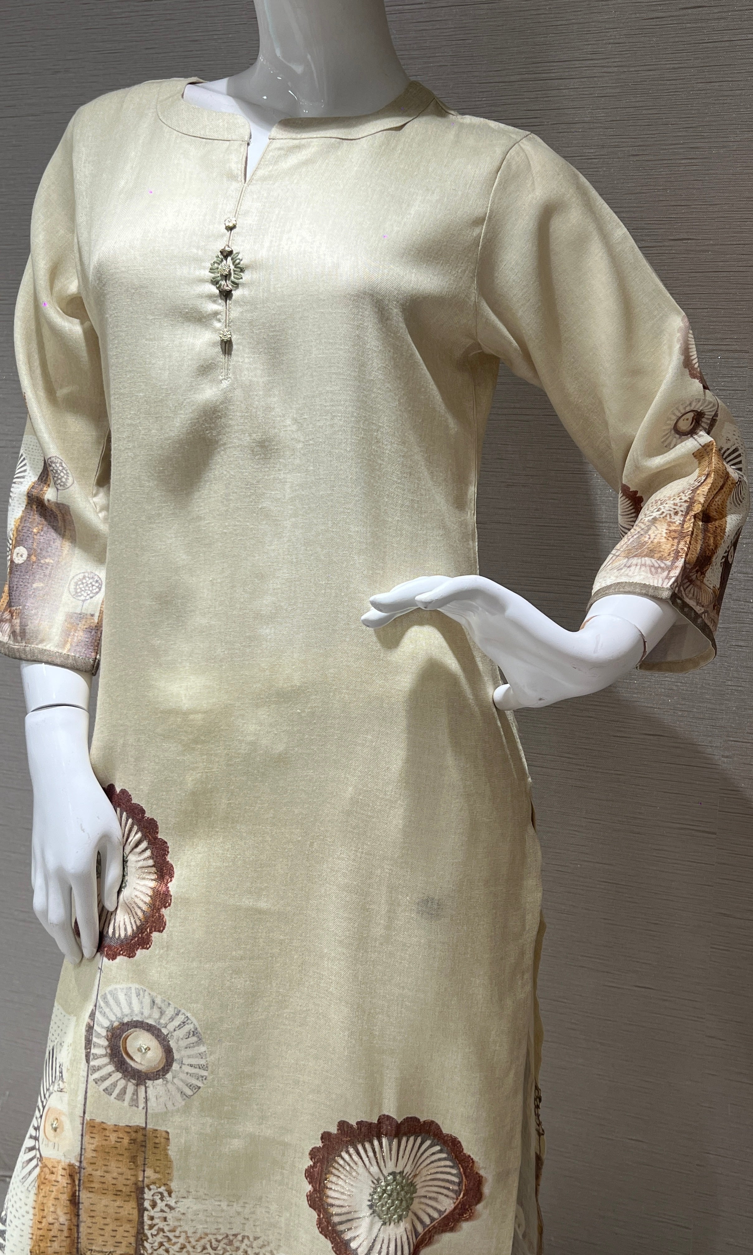 Lemon yellow Kurti top