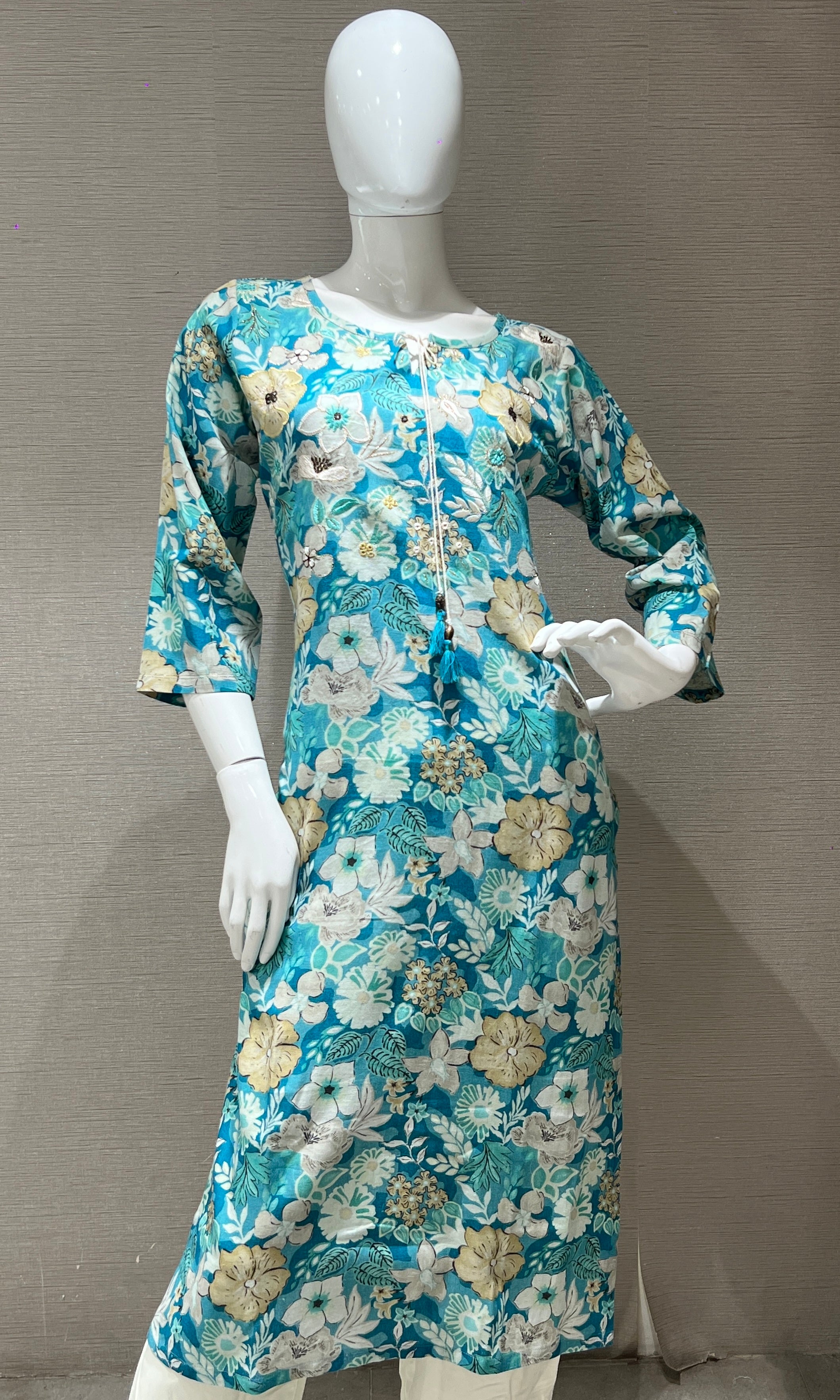 Blue kurti