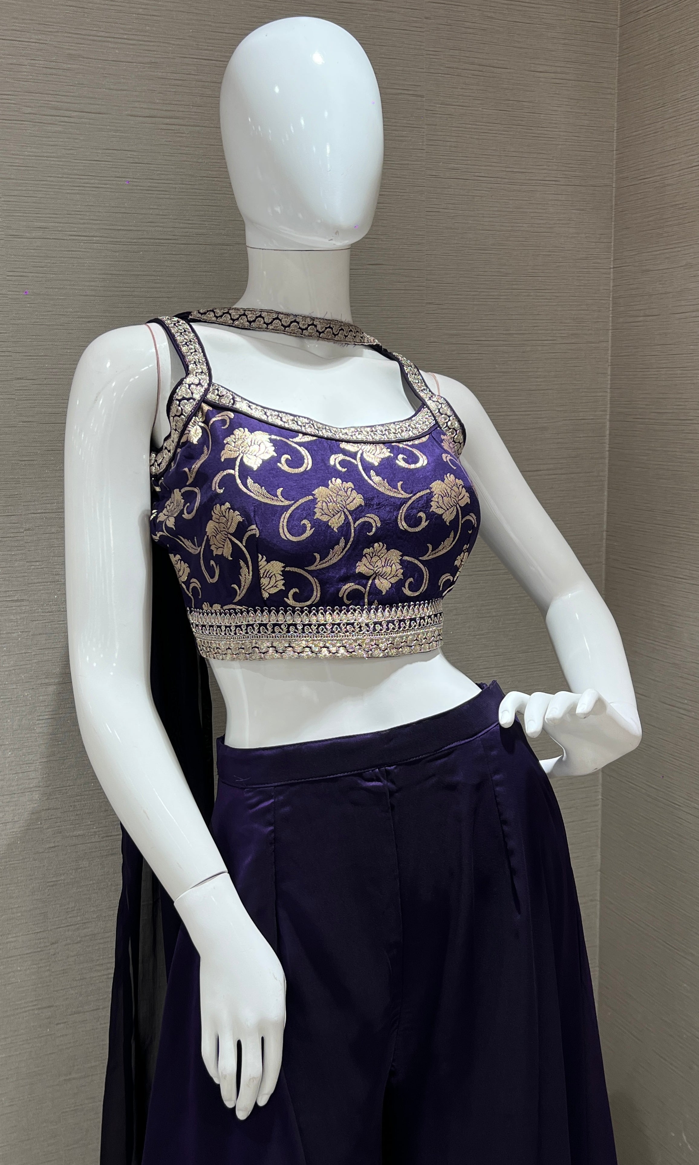 Purple palazzo