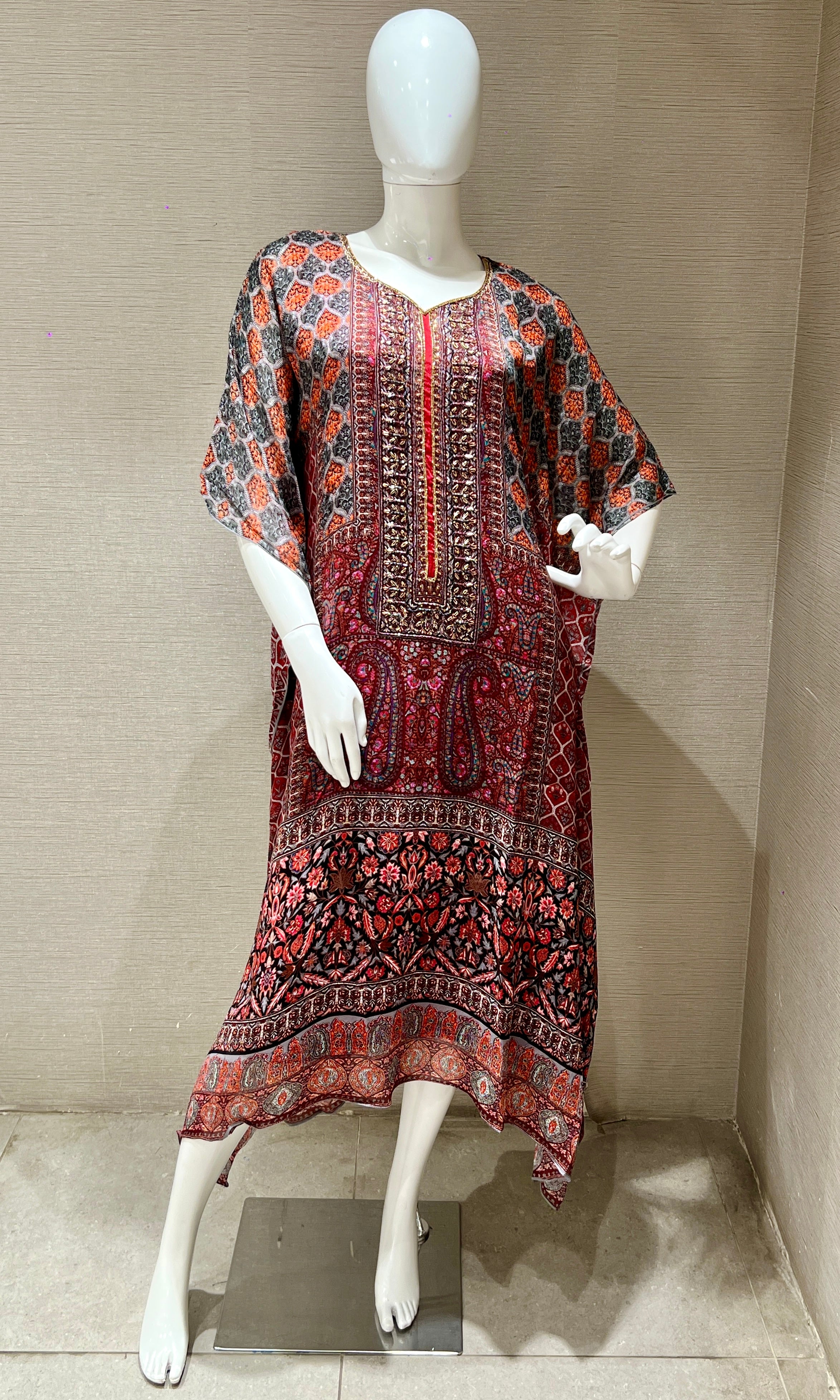Maroon Kaftan
