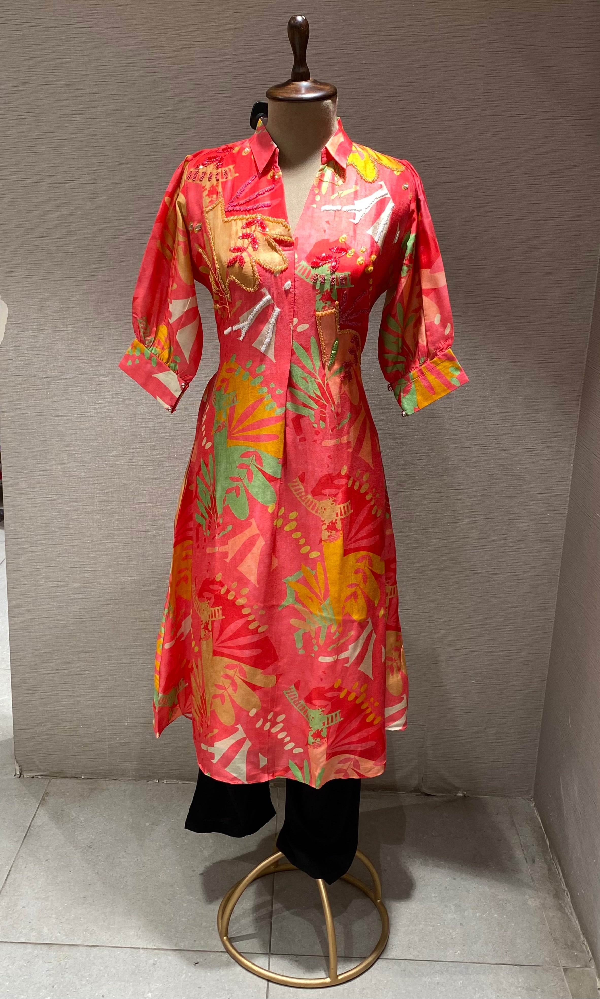 Pink Kurti top