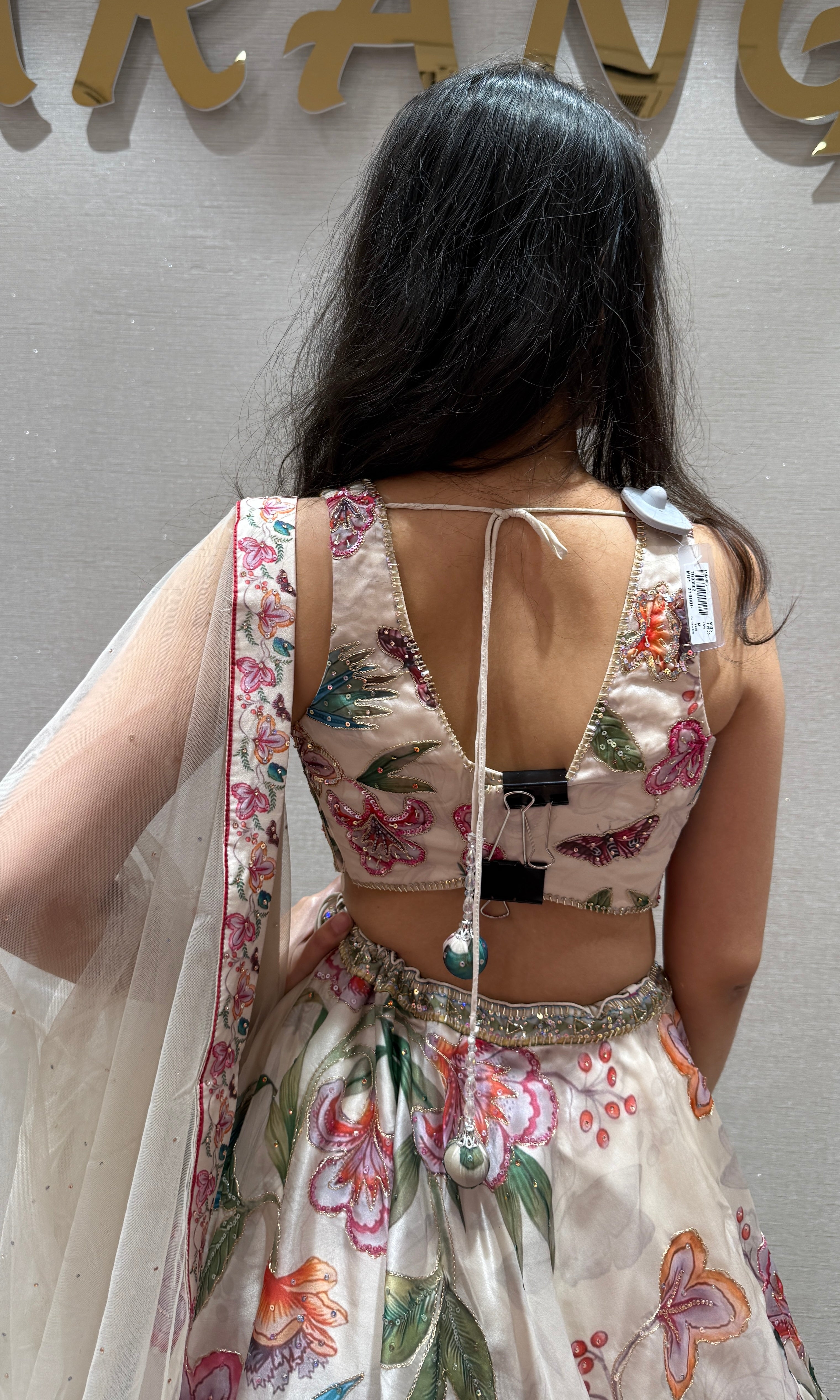 Fawn FloraL Ensemble LEHENGA