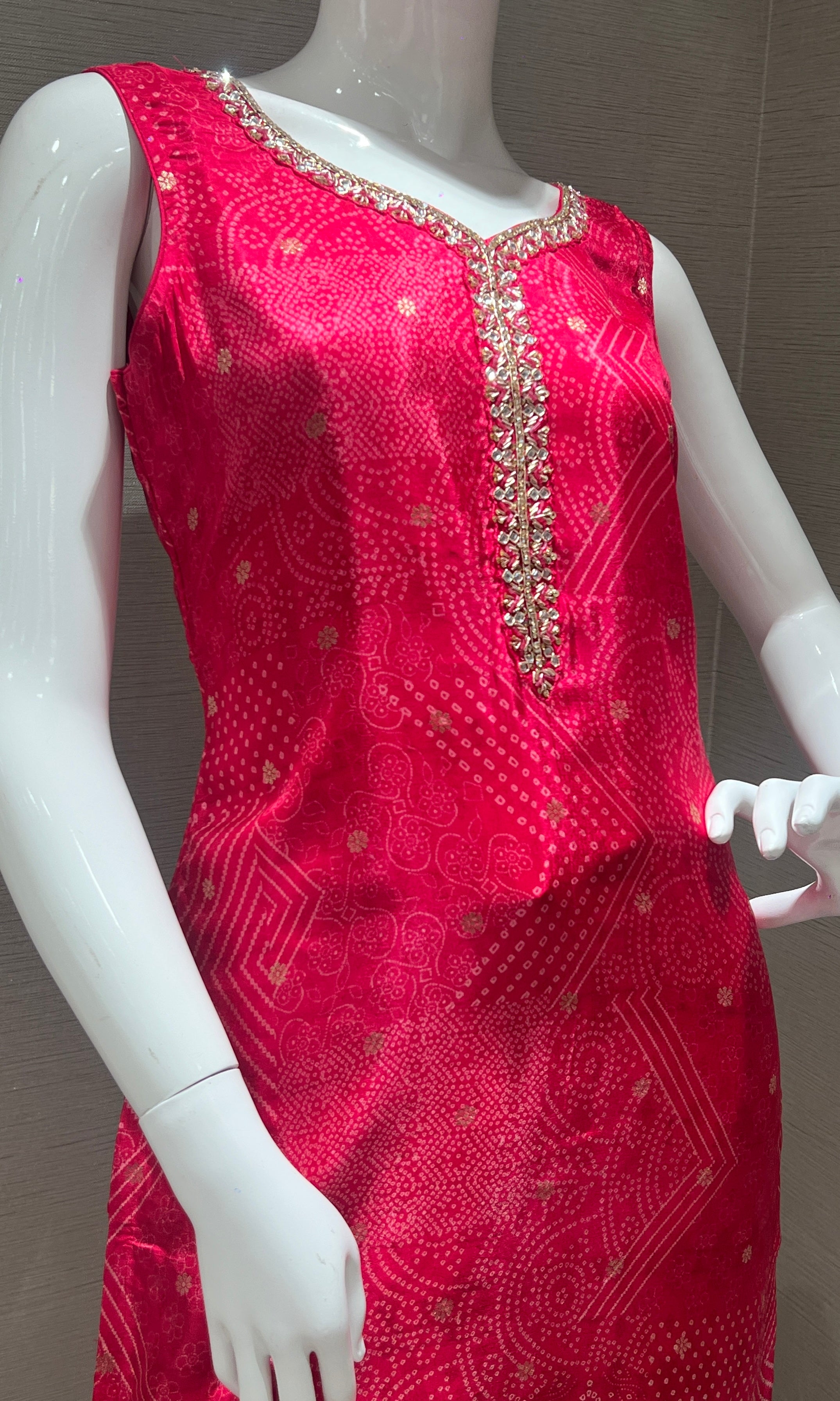 Pink kurta set