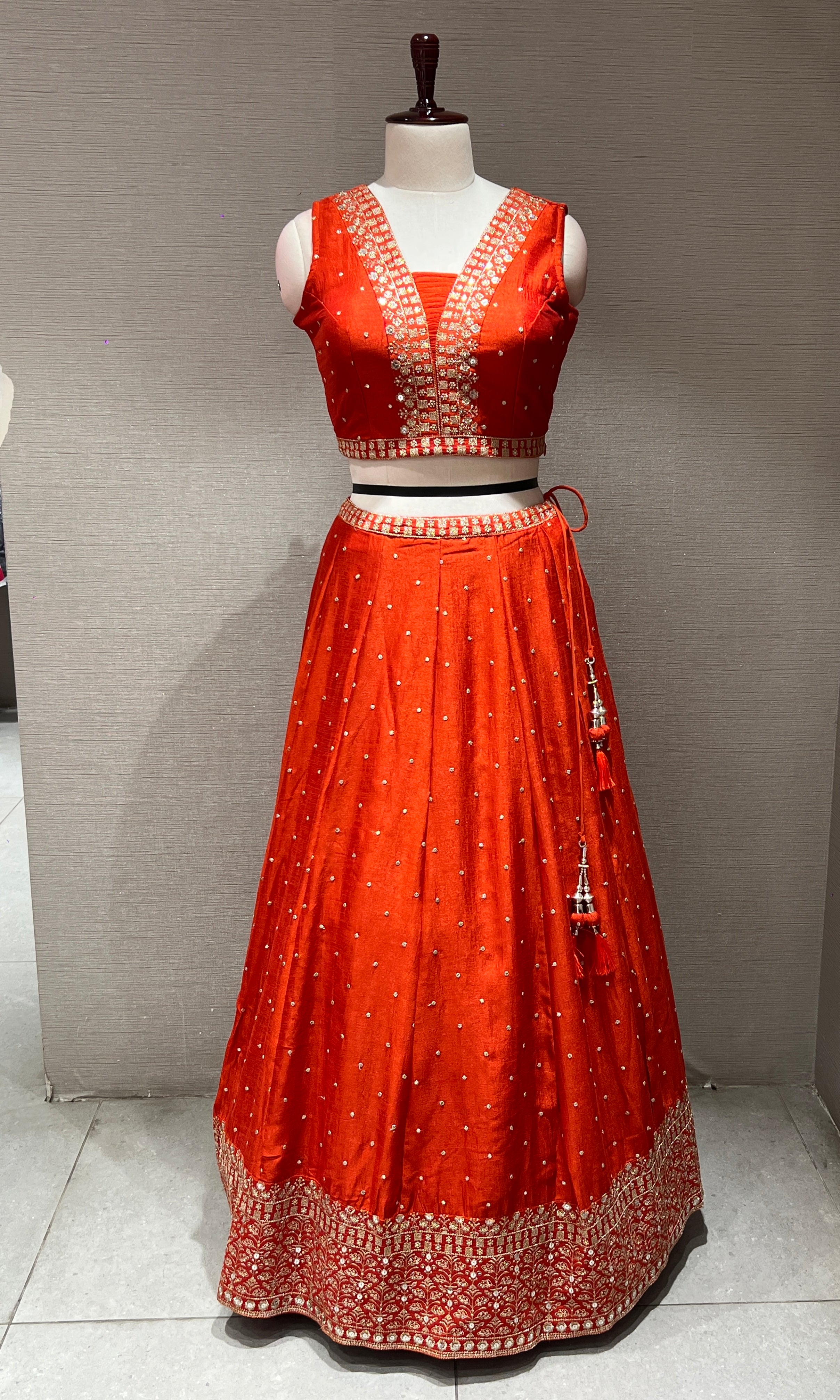 Orange Lehenga