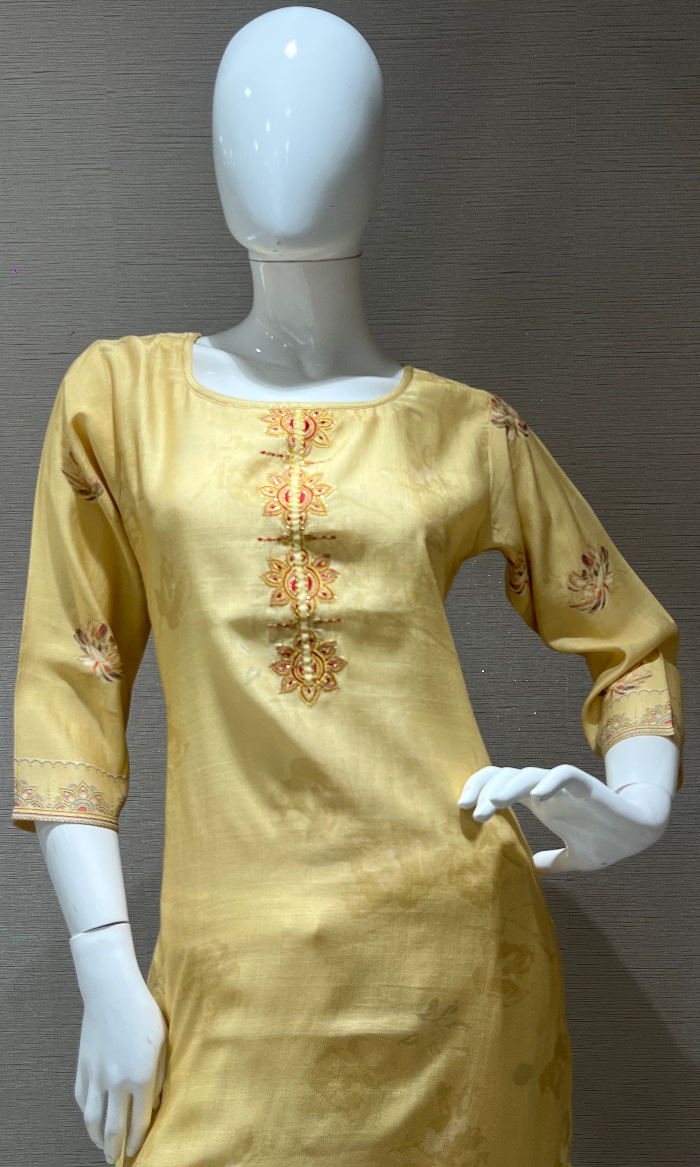 Yellow Kurti top