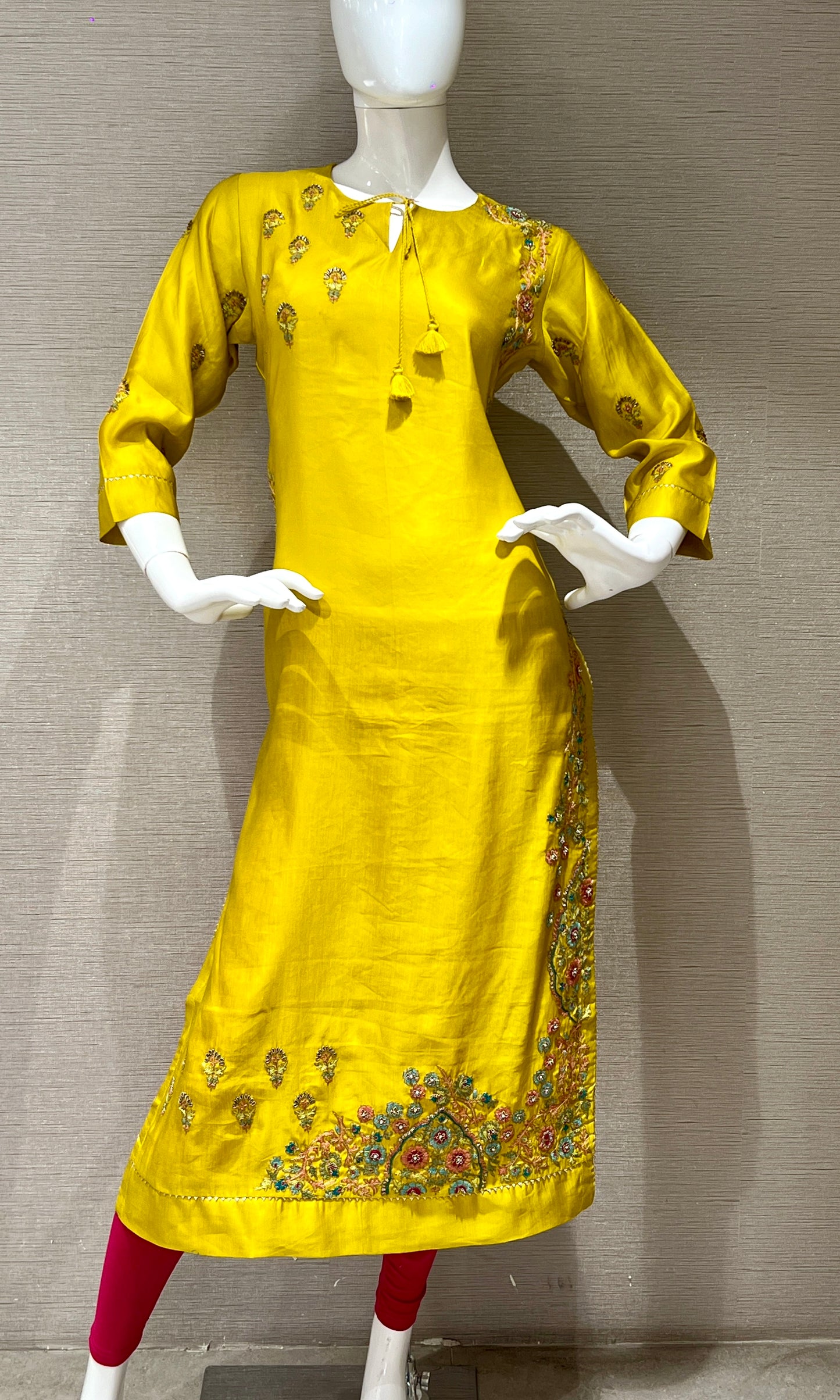 🐥 Yellow Kurti set