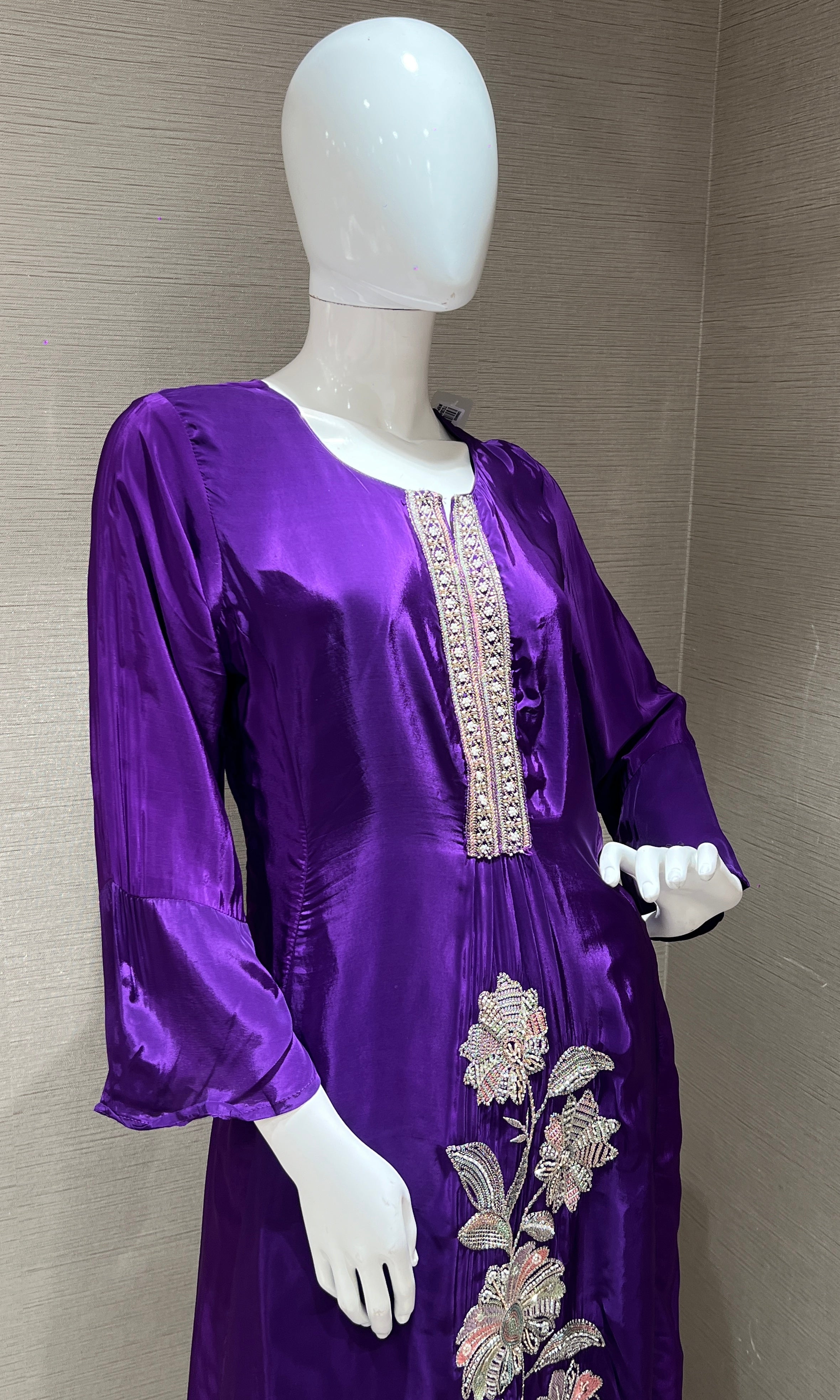 Purple kurta set