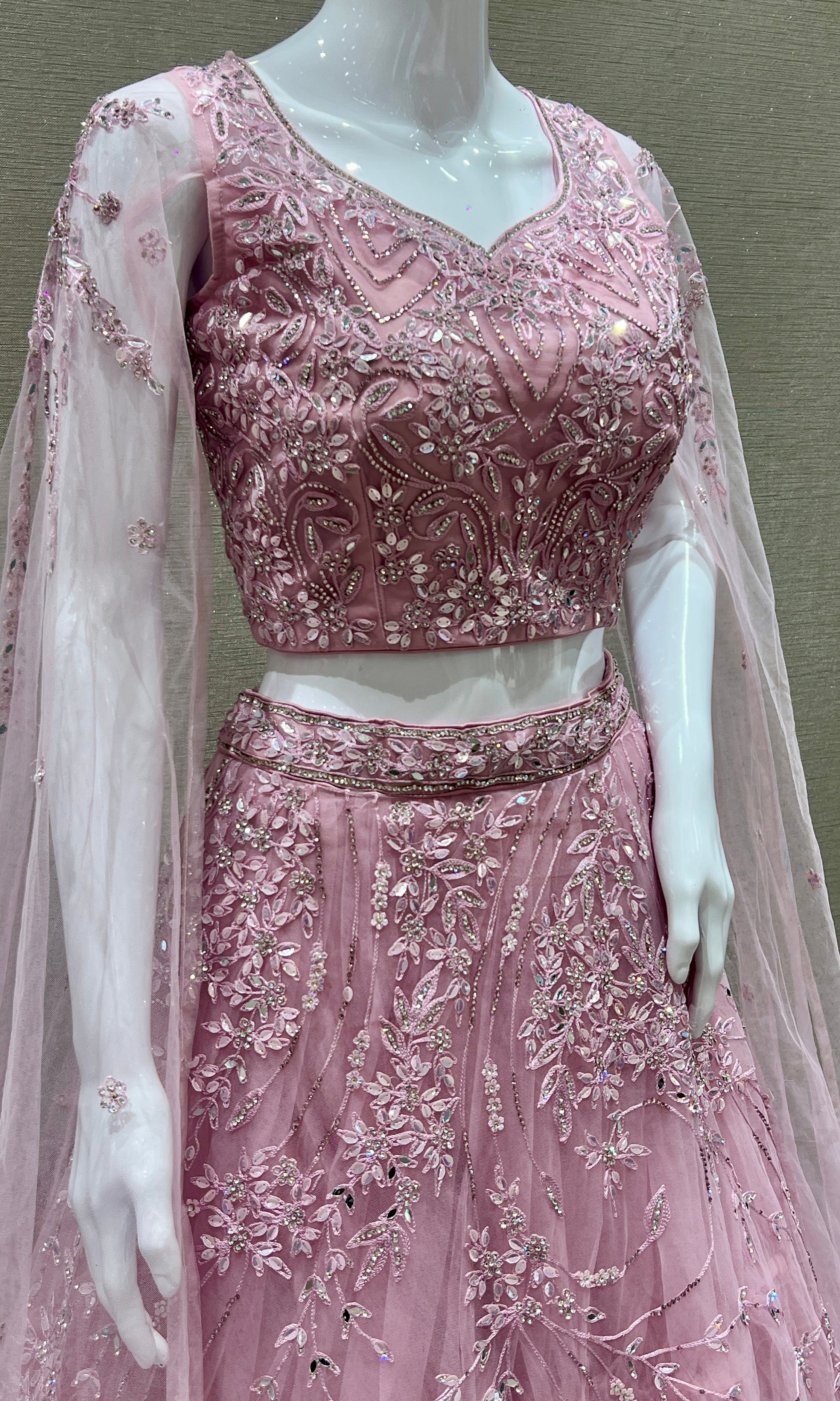 Baby pink Lehenga