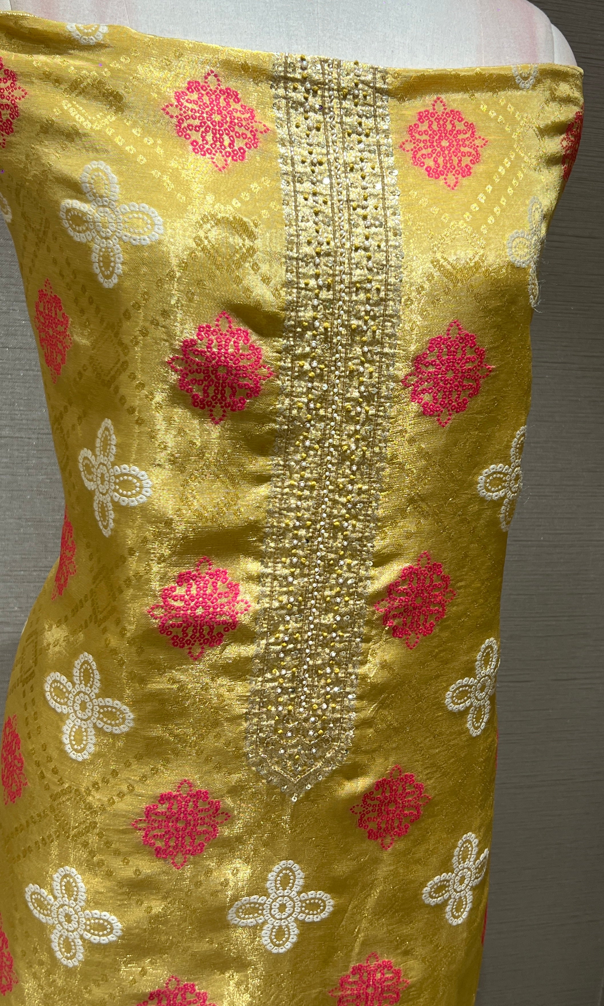 Sandel dress material