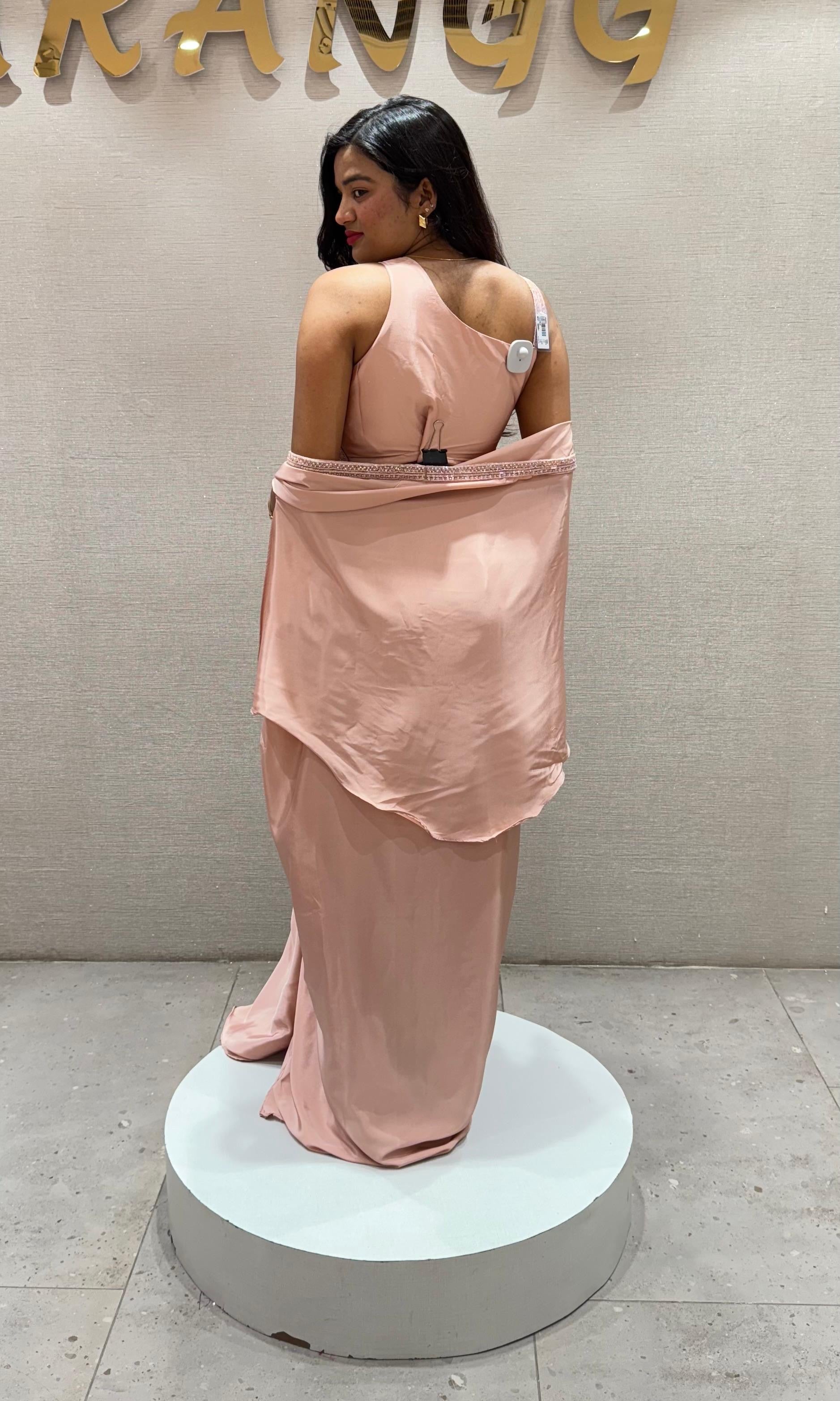 ONION PINK 3 PIECE INDO WESTERN DRESS