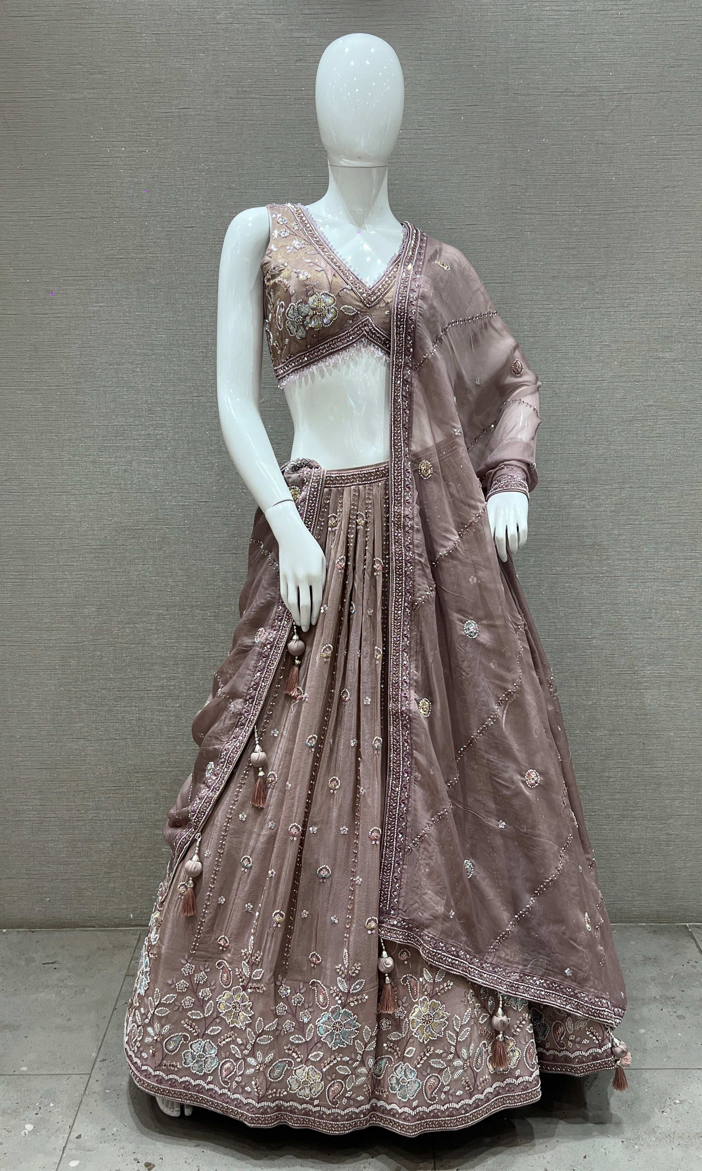 Light purple Lehenga