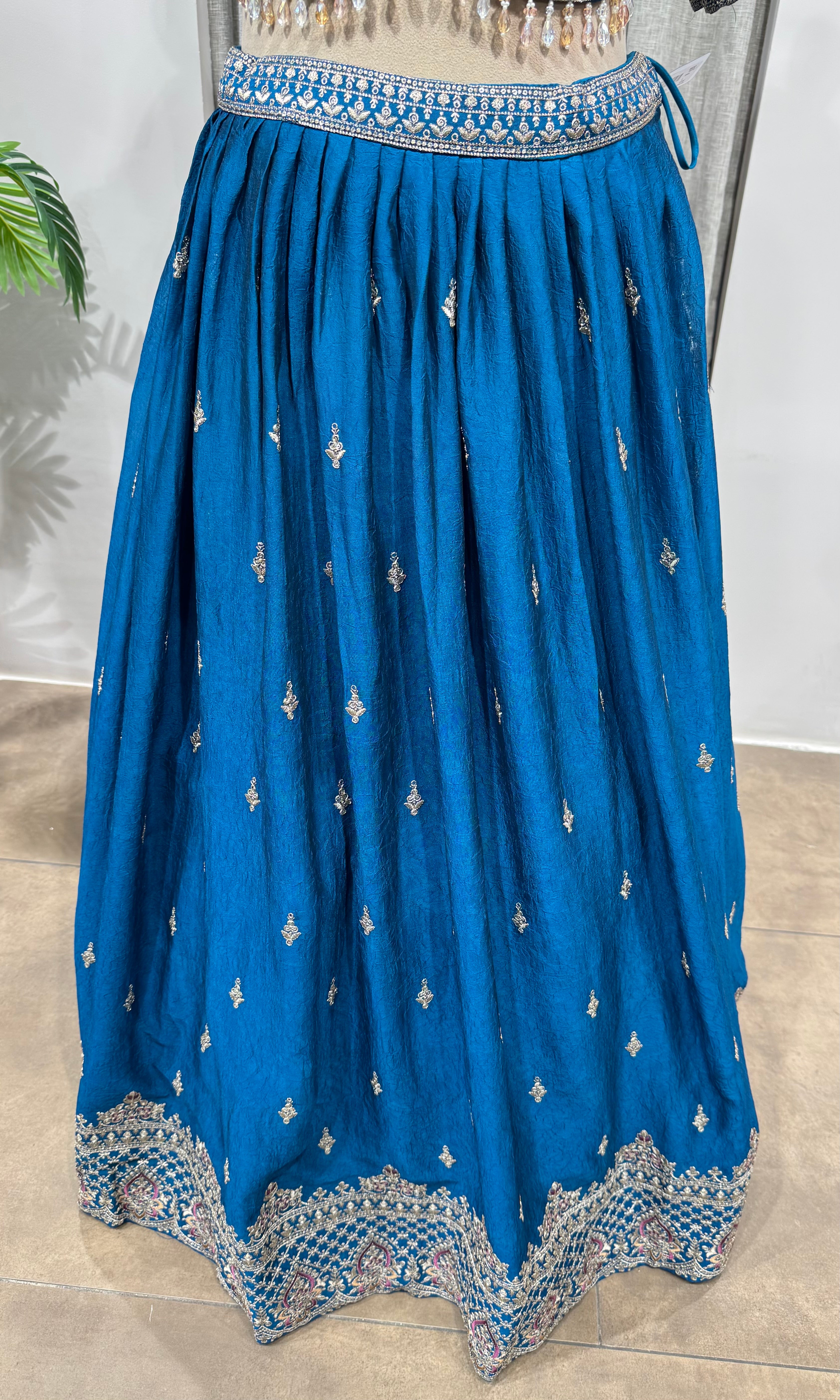 RAMA Faux Silk Embroidered Sequins Lehenga Choli