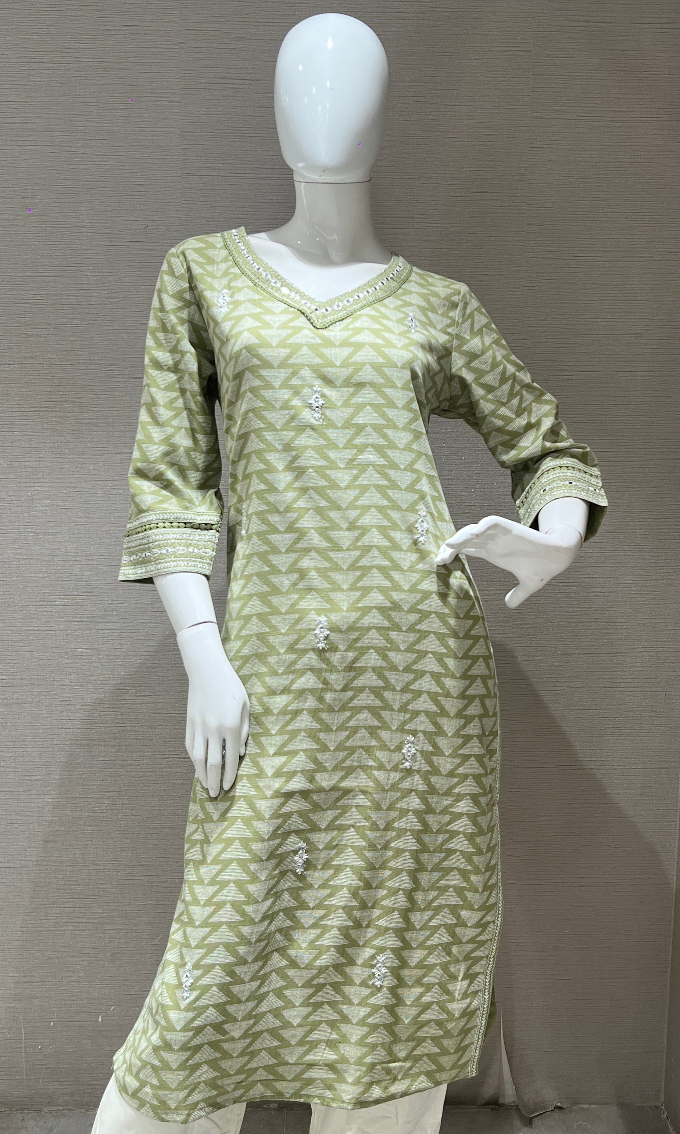 Green kurti