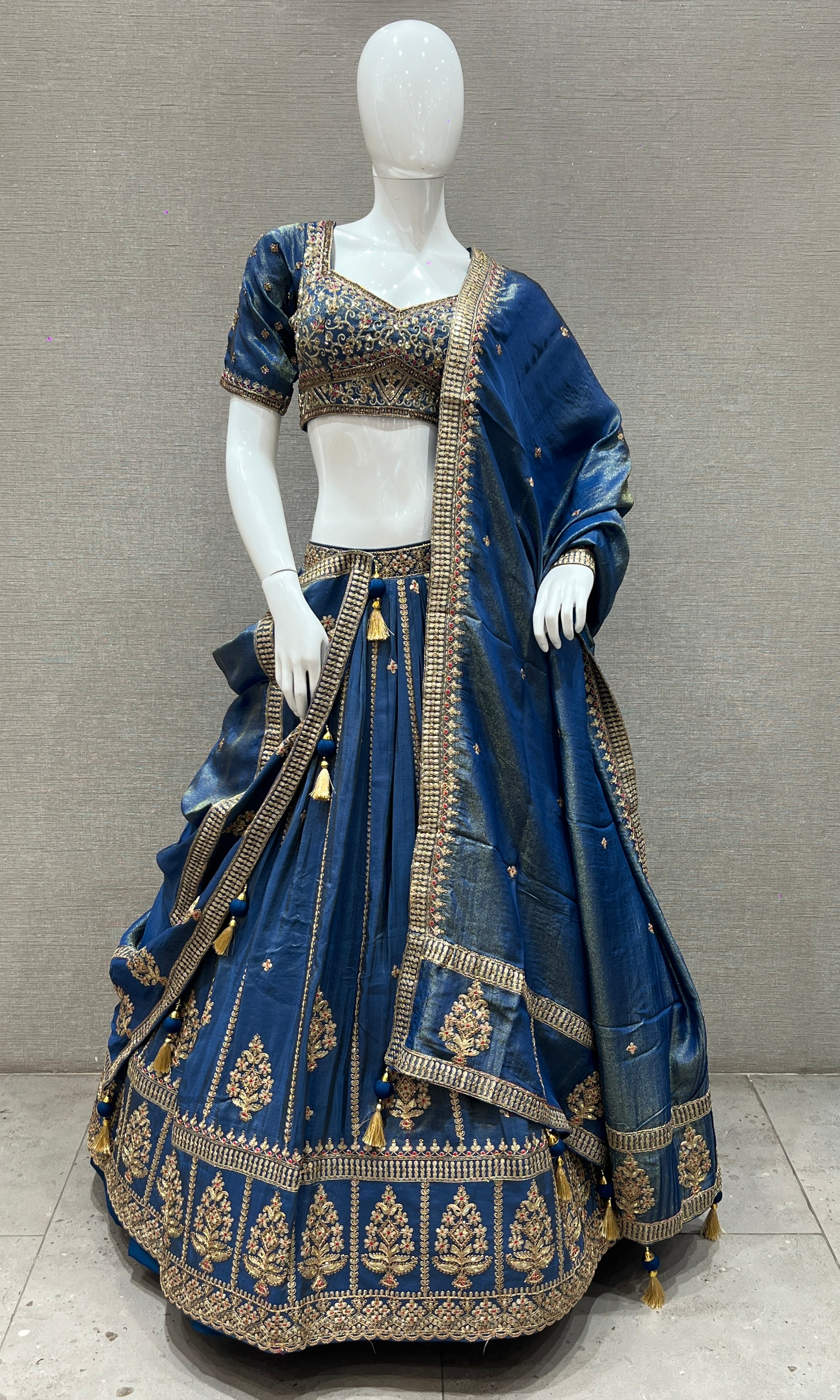 Blue Lehenga